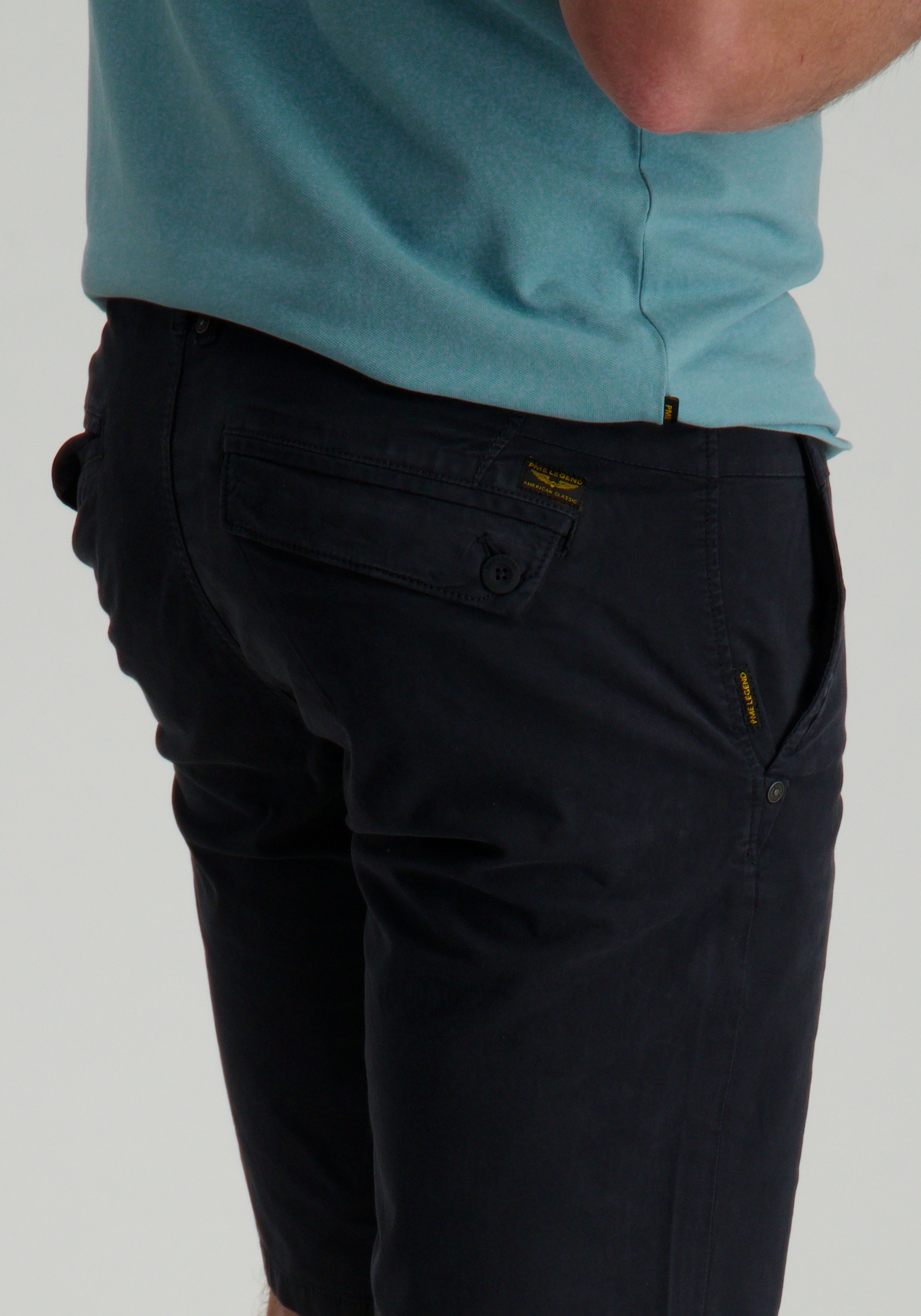 PME Legend Chino short American classic PSH2504663 Donker blauw
