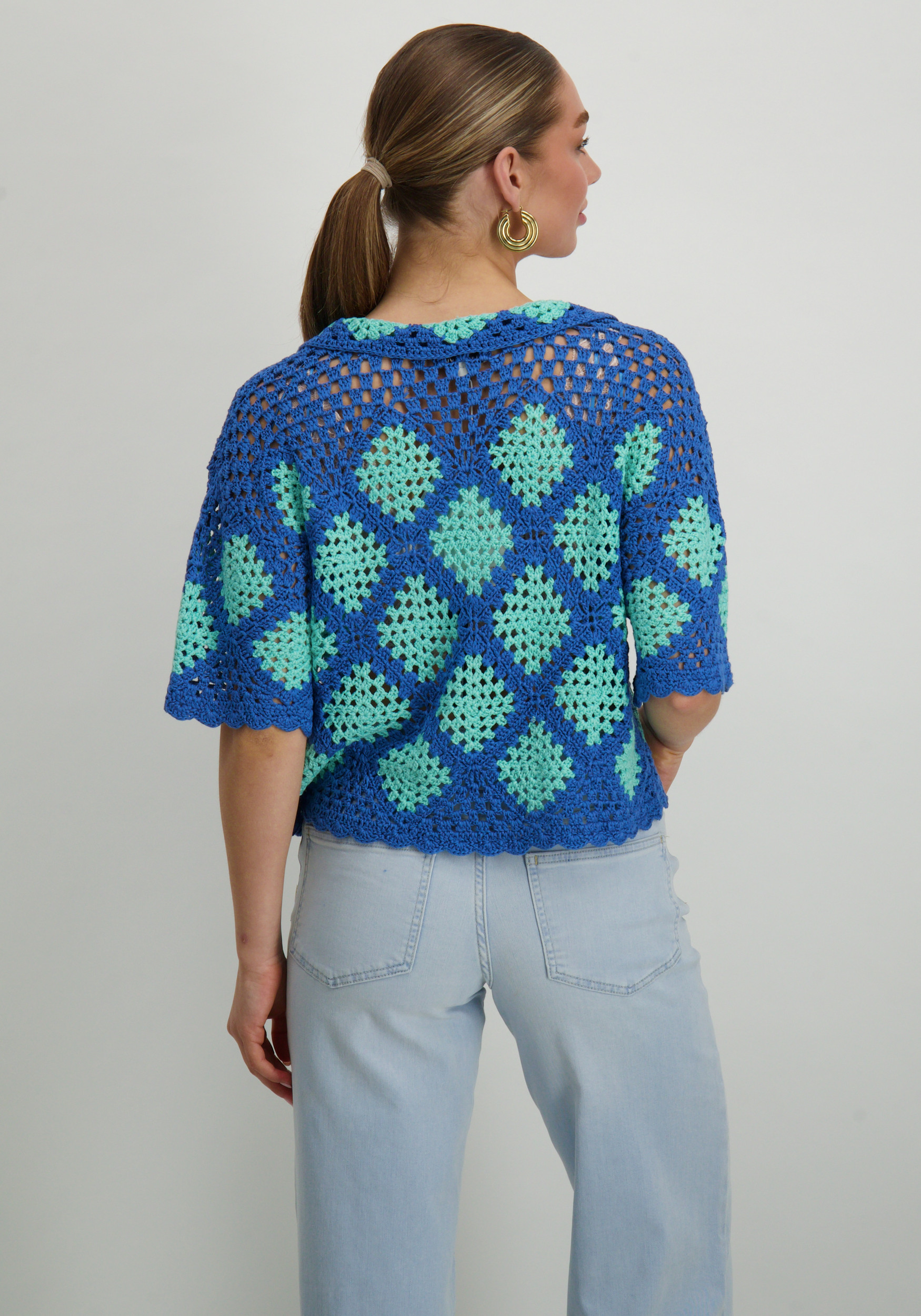 Harper & Yve Top Bente HS25P600 Blauw