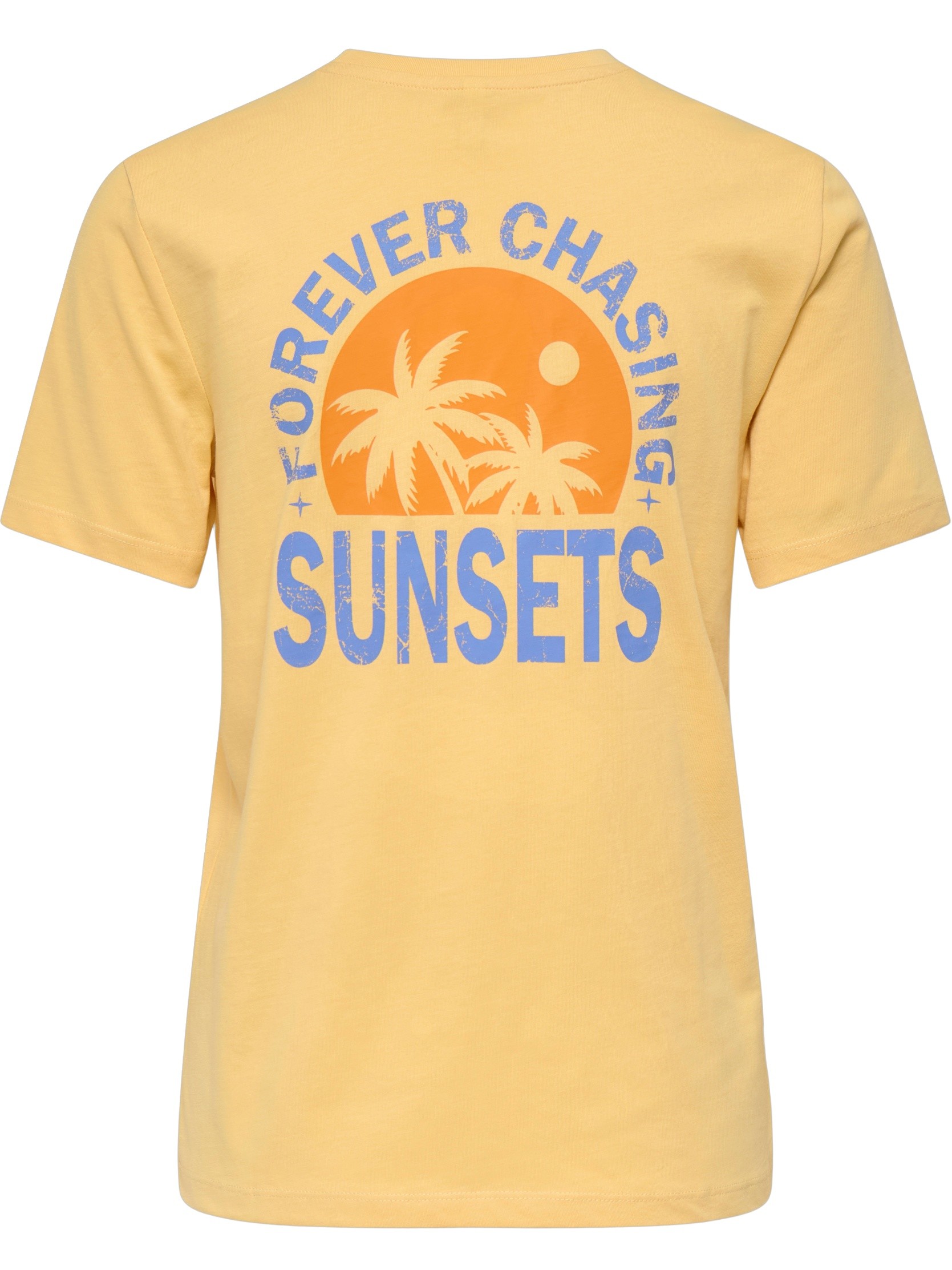 ONLY T-shirt Fine 15373349 Geel