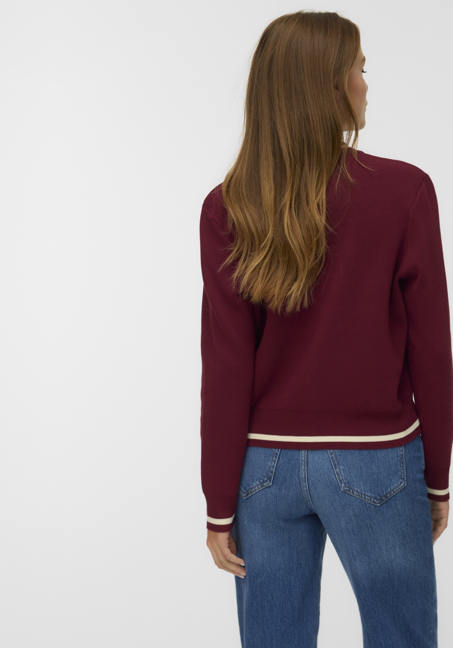 Vero moda Vest Evelijn bomber 10341071 Bordeaux