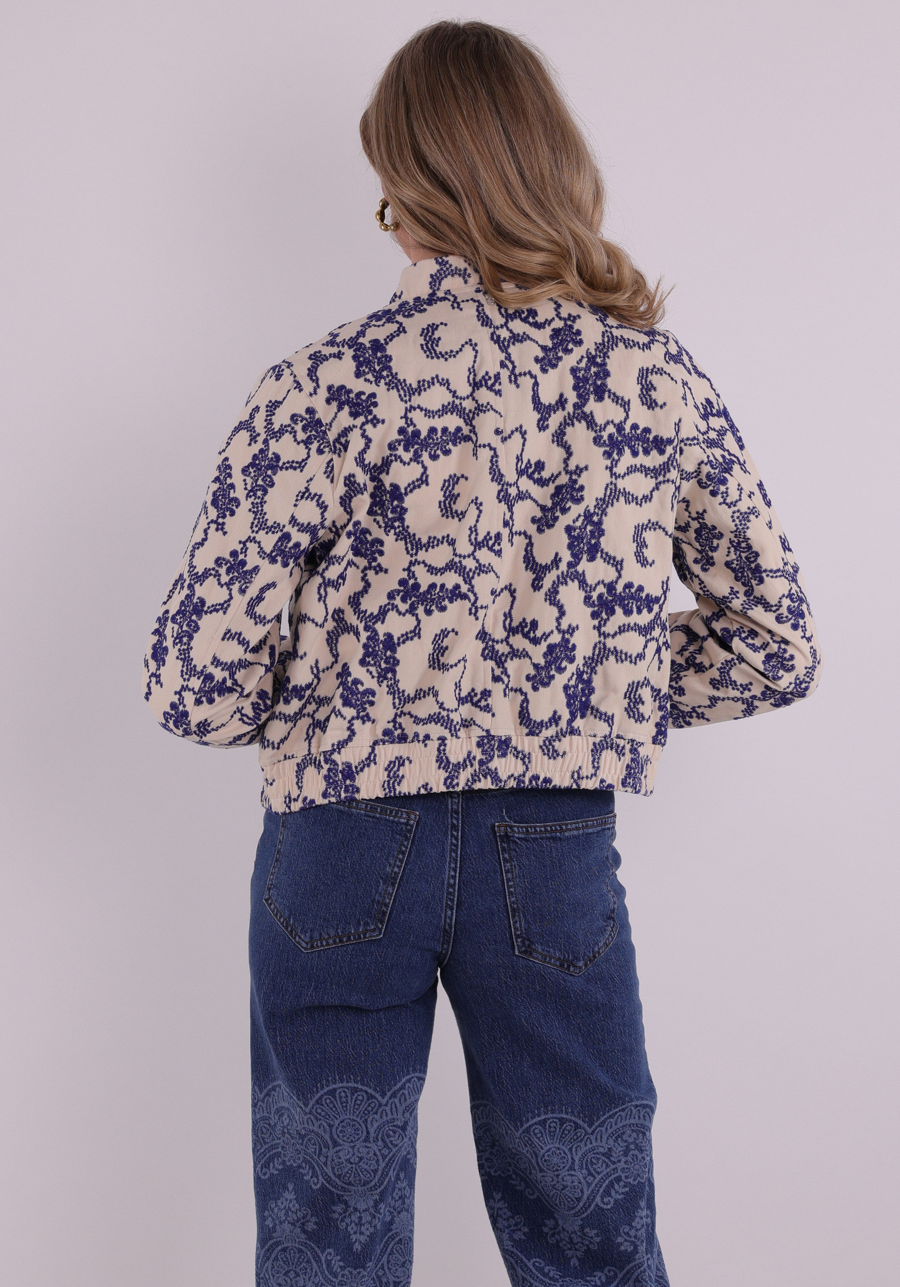 Tramontana Bomberjack Embroidered C05-19-801 Blauw