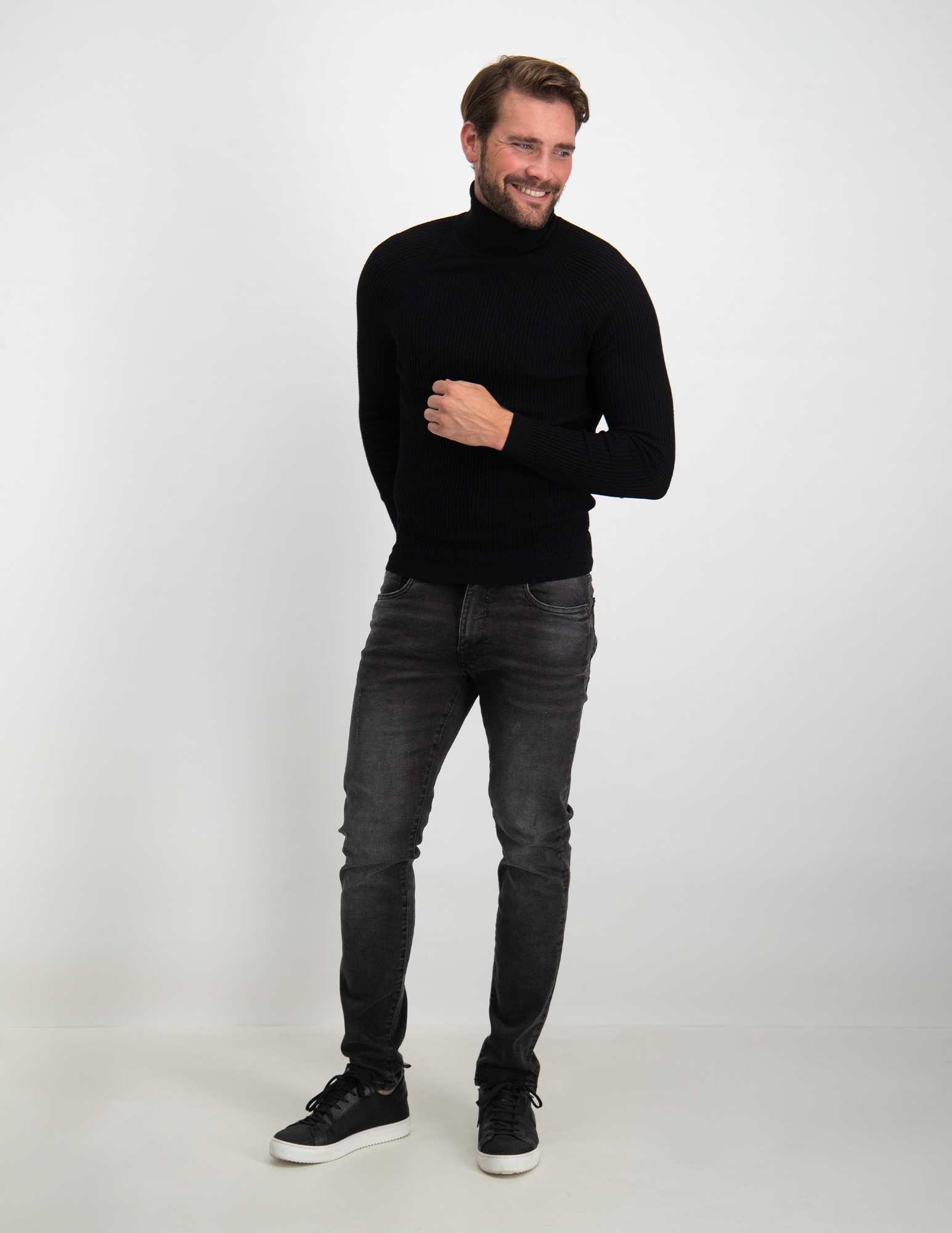 Petrol Jeans Supreme stretch SEAHAM VTG Antraciet