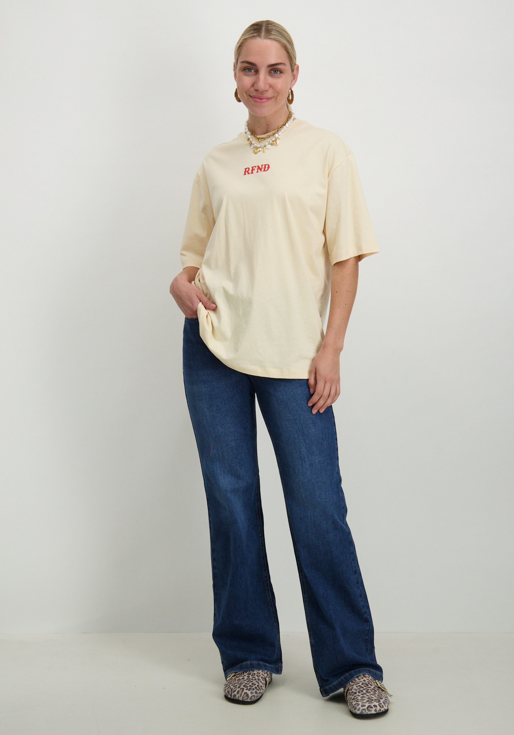 Red Button Jeans Colette dark stone SRB4334B SS25 Jeans blauw