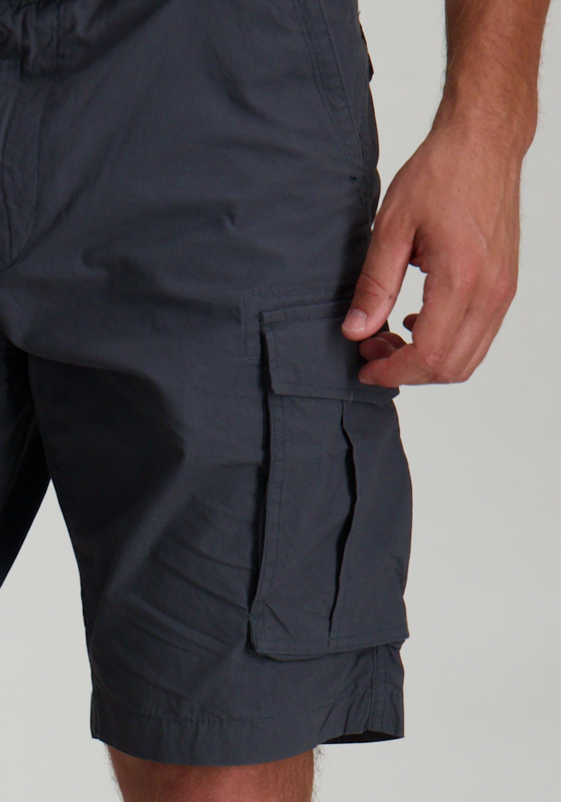 Petrol Korte broek cargo  M-1040-SHO500 Midden grijs