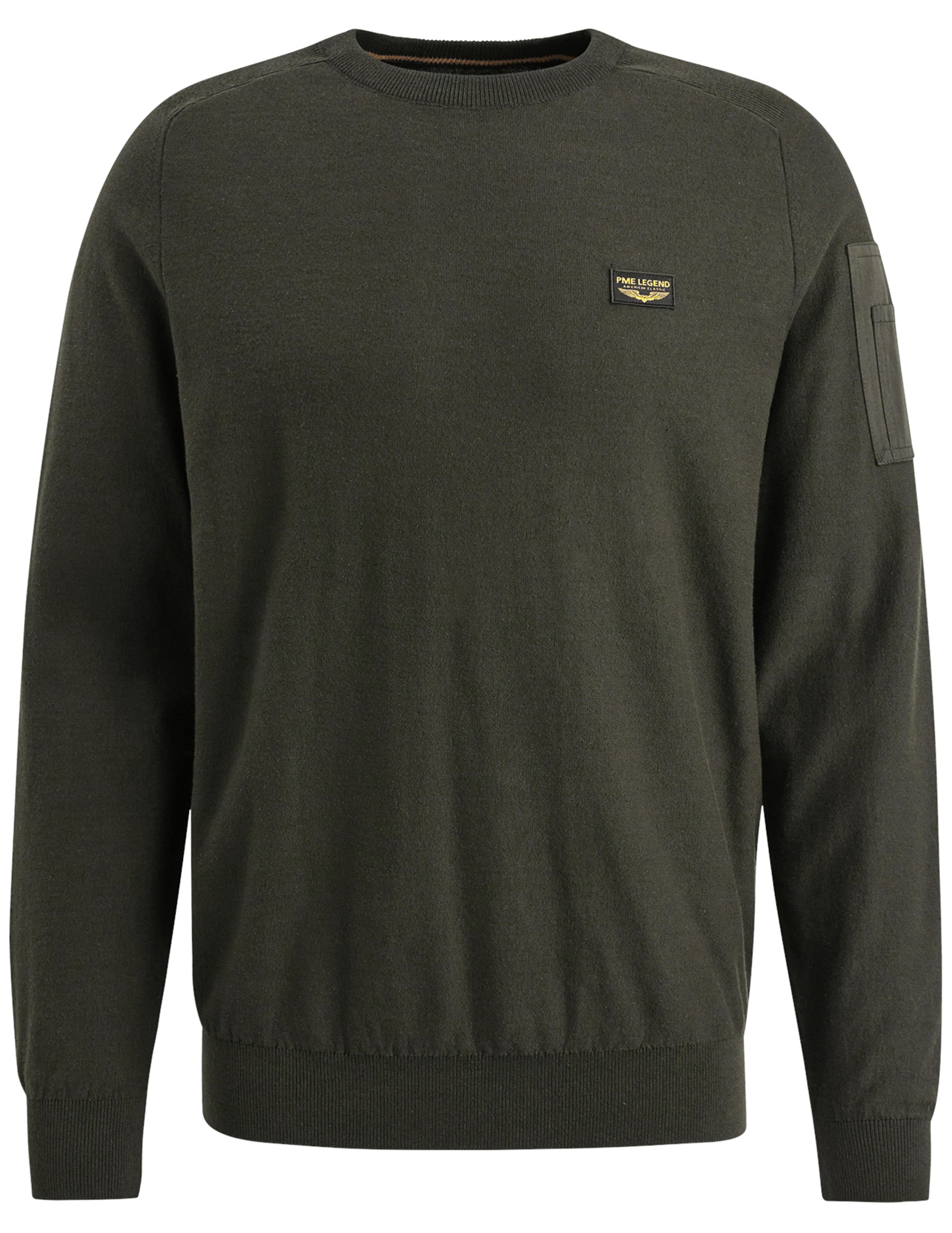 PME Legend Trui American classic buckley PKW0000331 Leger Groen