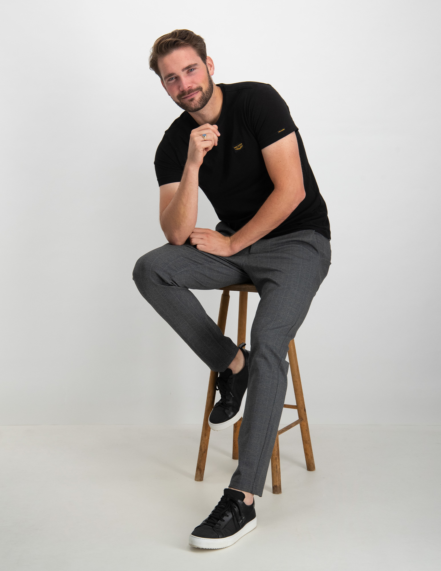 PME Legend T-shirt Guyver PTSS0000555 Zwart