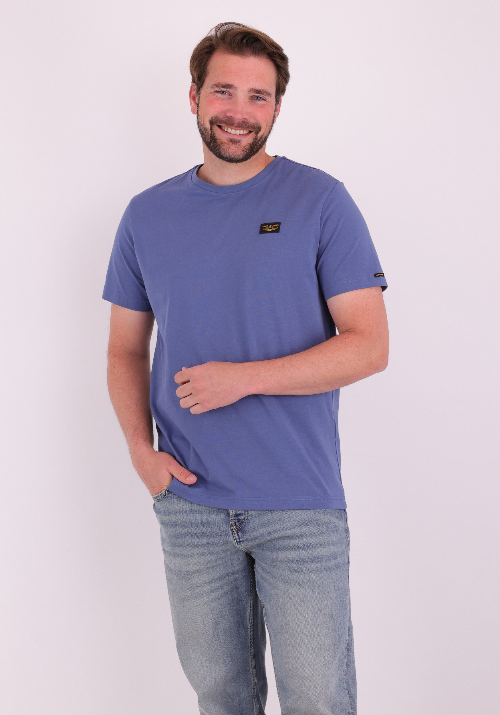 PME Legend T-shirt American classic PTSS2602599 Raf blauw