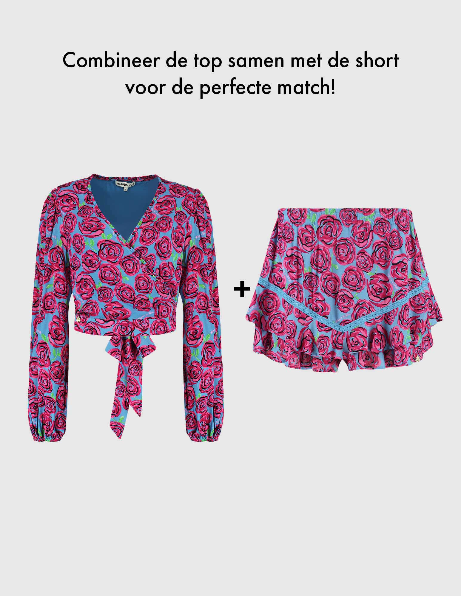 Harper & Yve Skort Yanick SS25J001 Rose