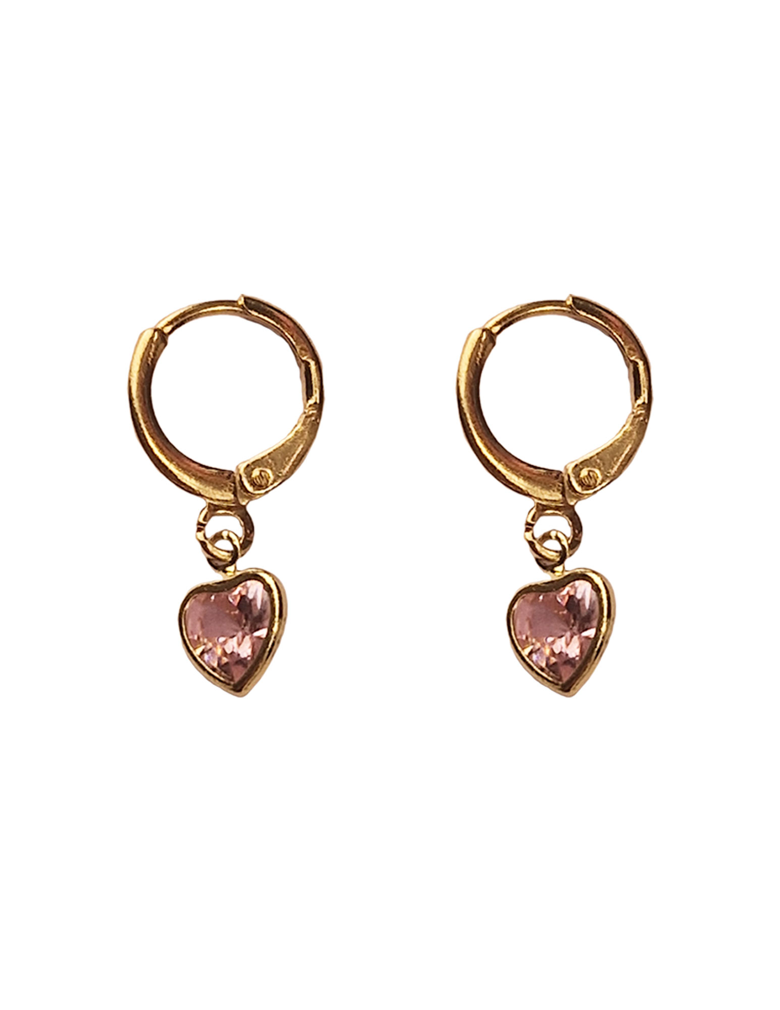 Harper & Yve Oorbellen Heart DW25BACC14 Rose