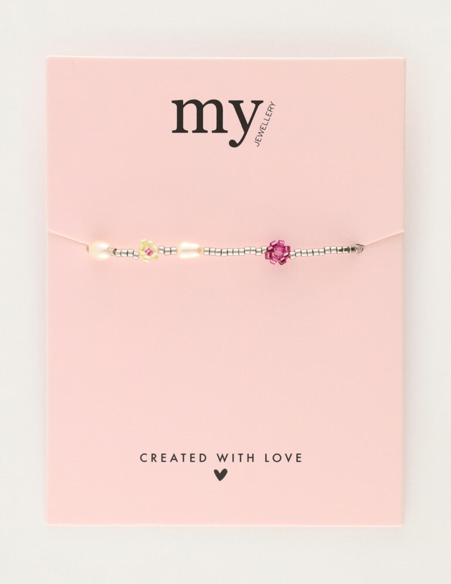 My Jewellery Sunrocks kralen armband MJ12211 Zilver