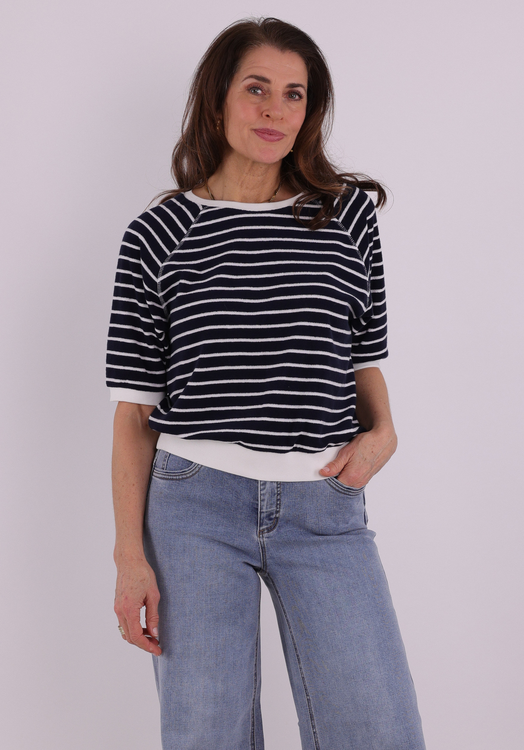 Geisha T-shirt 62001-10 Marine
