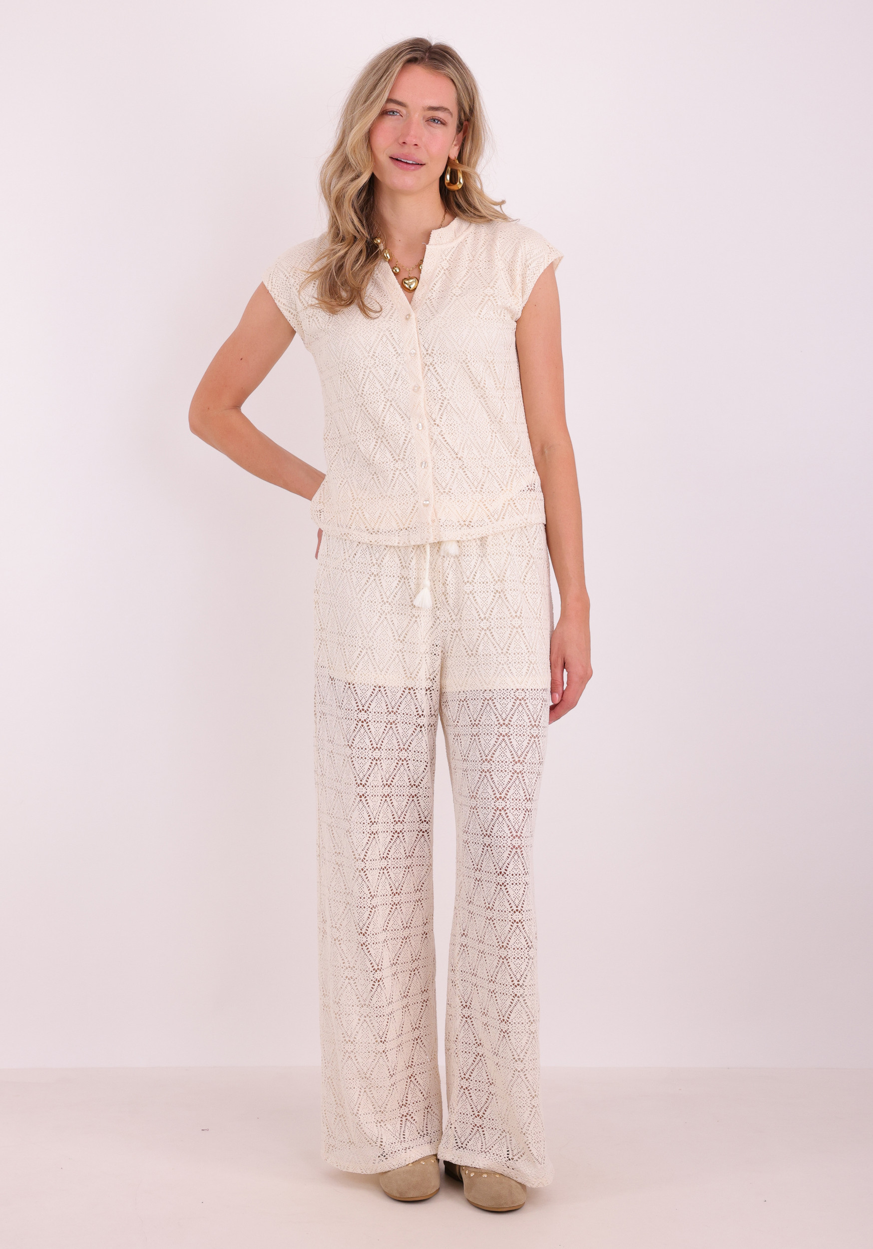 VERO MODA Top Maya 10341413 Ecru