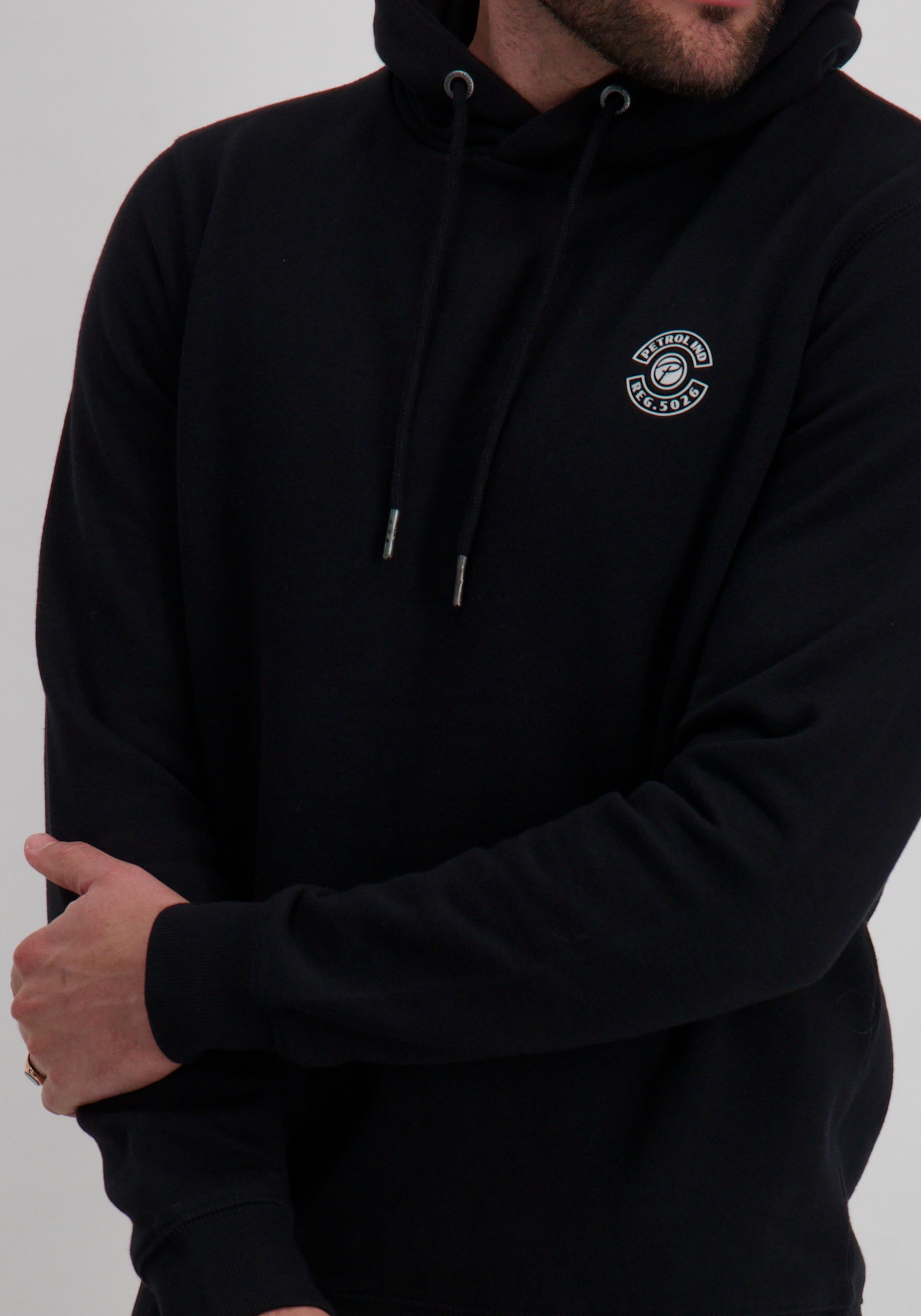 Petrol Sweater M-3050-SWH135 Zwart