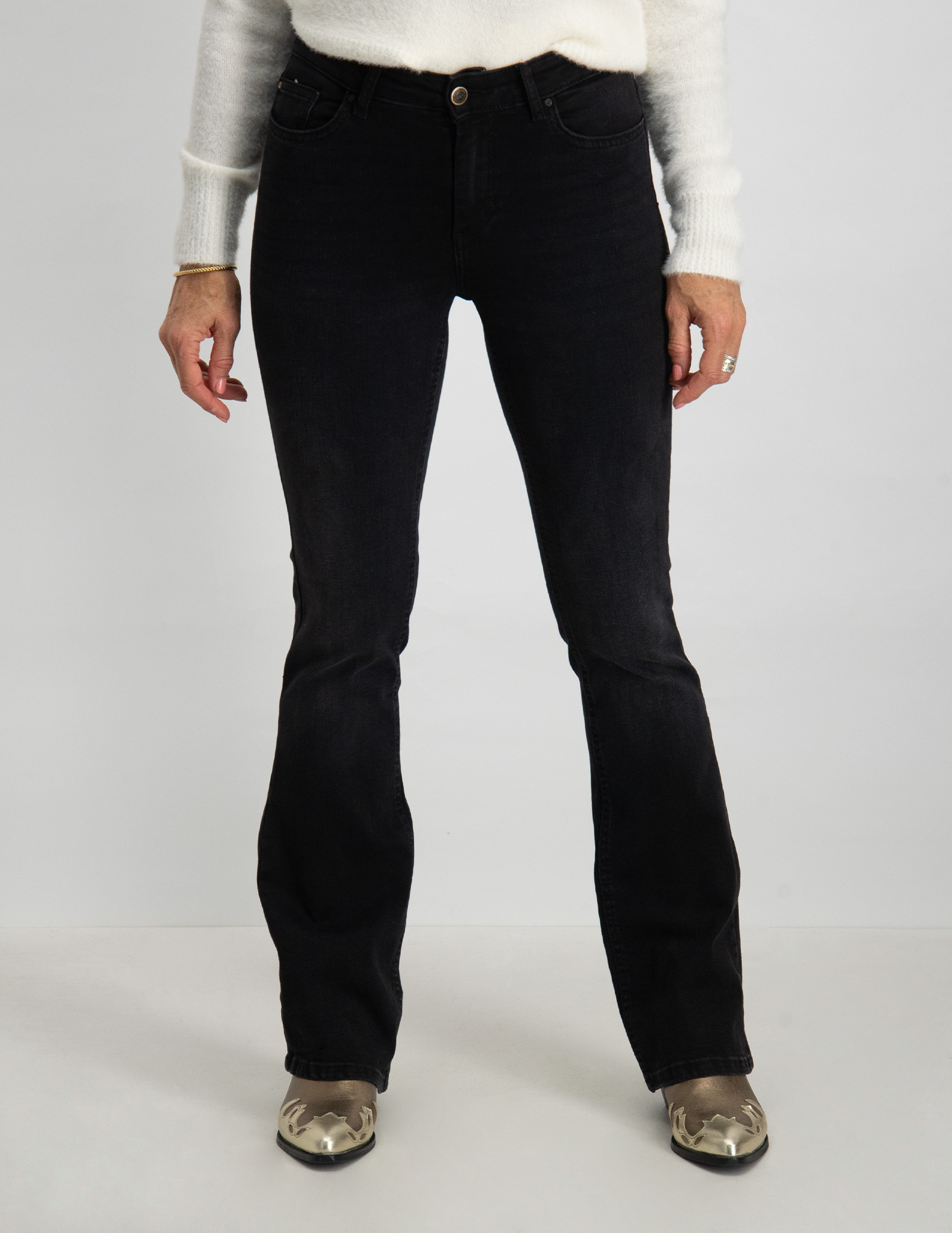 Only Flared jeans Blush 15286686 Zwart