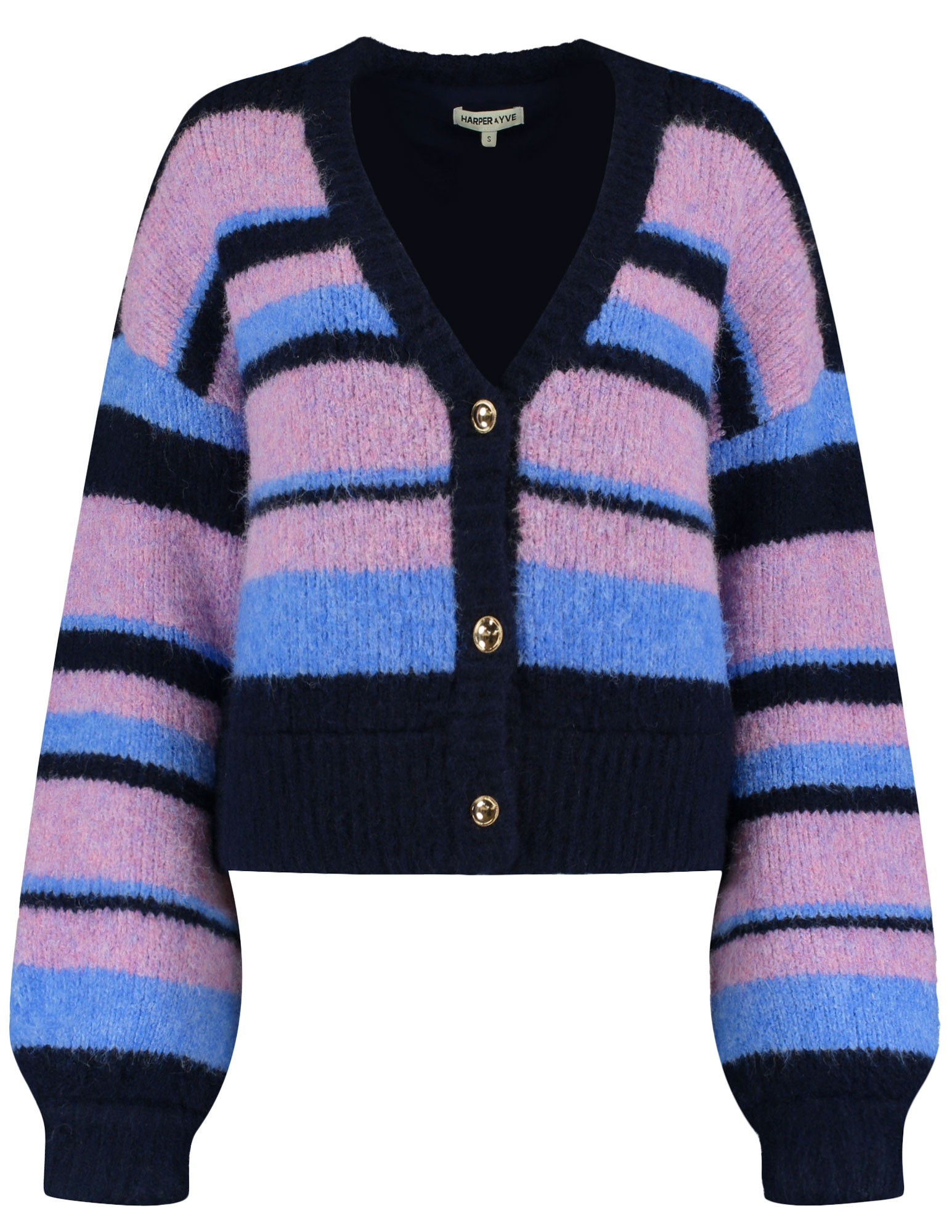 Harper & Yve Vest Noor DW25W811 Blauw