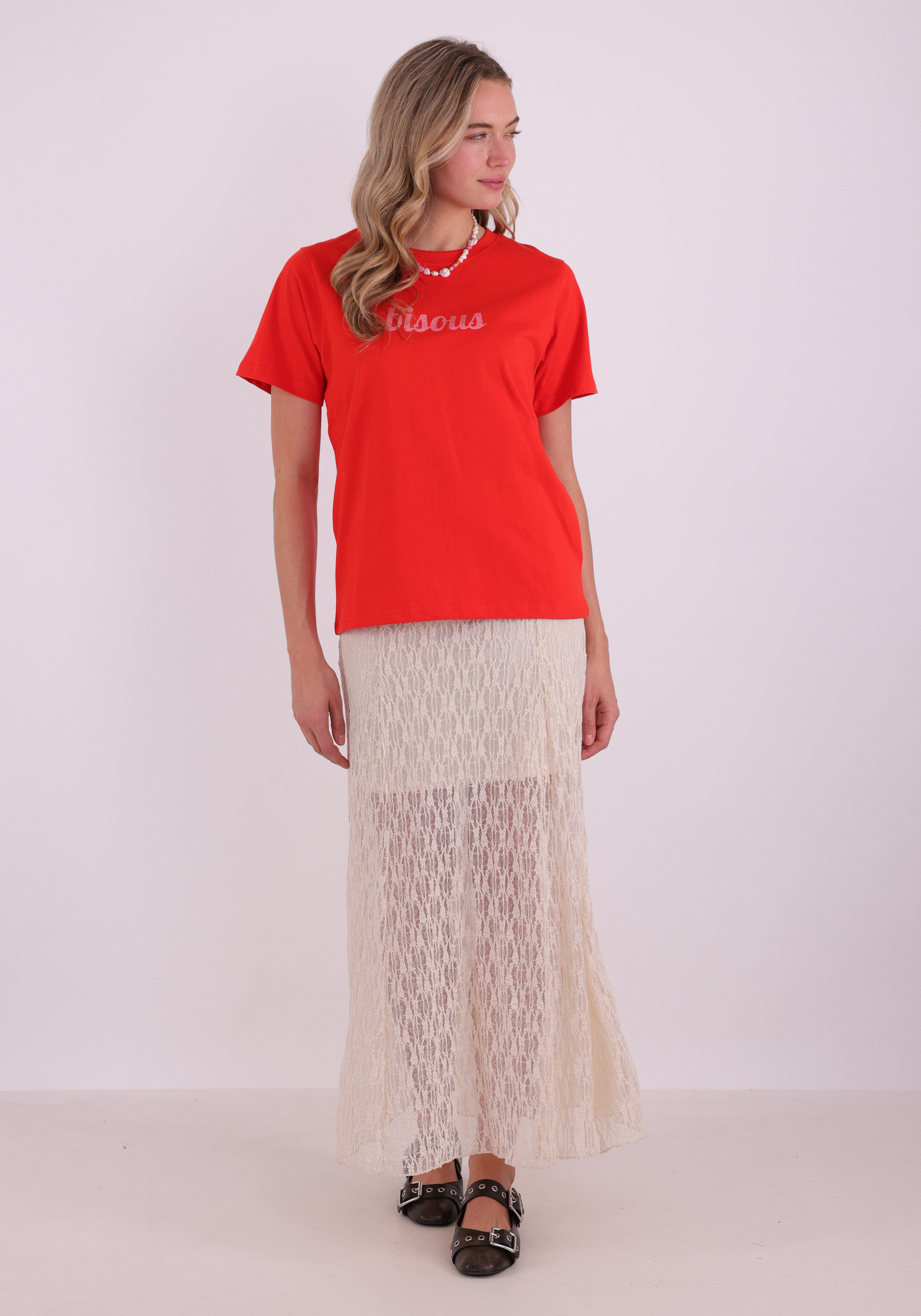 Ichi T-shirt Lomoni 20125629 Rood