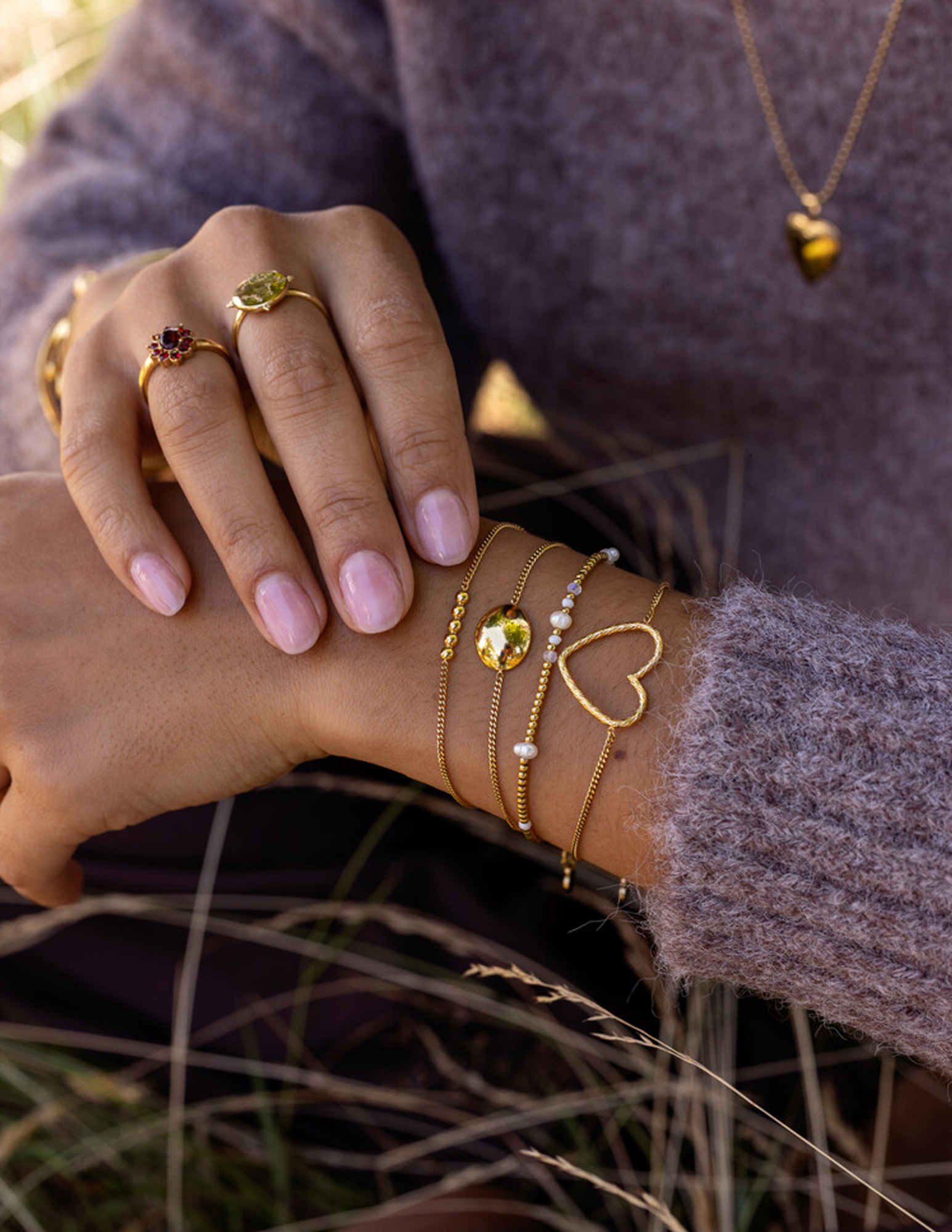 My Jewellery Mystic armband met ovaal MJ14238 Goud