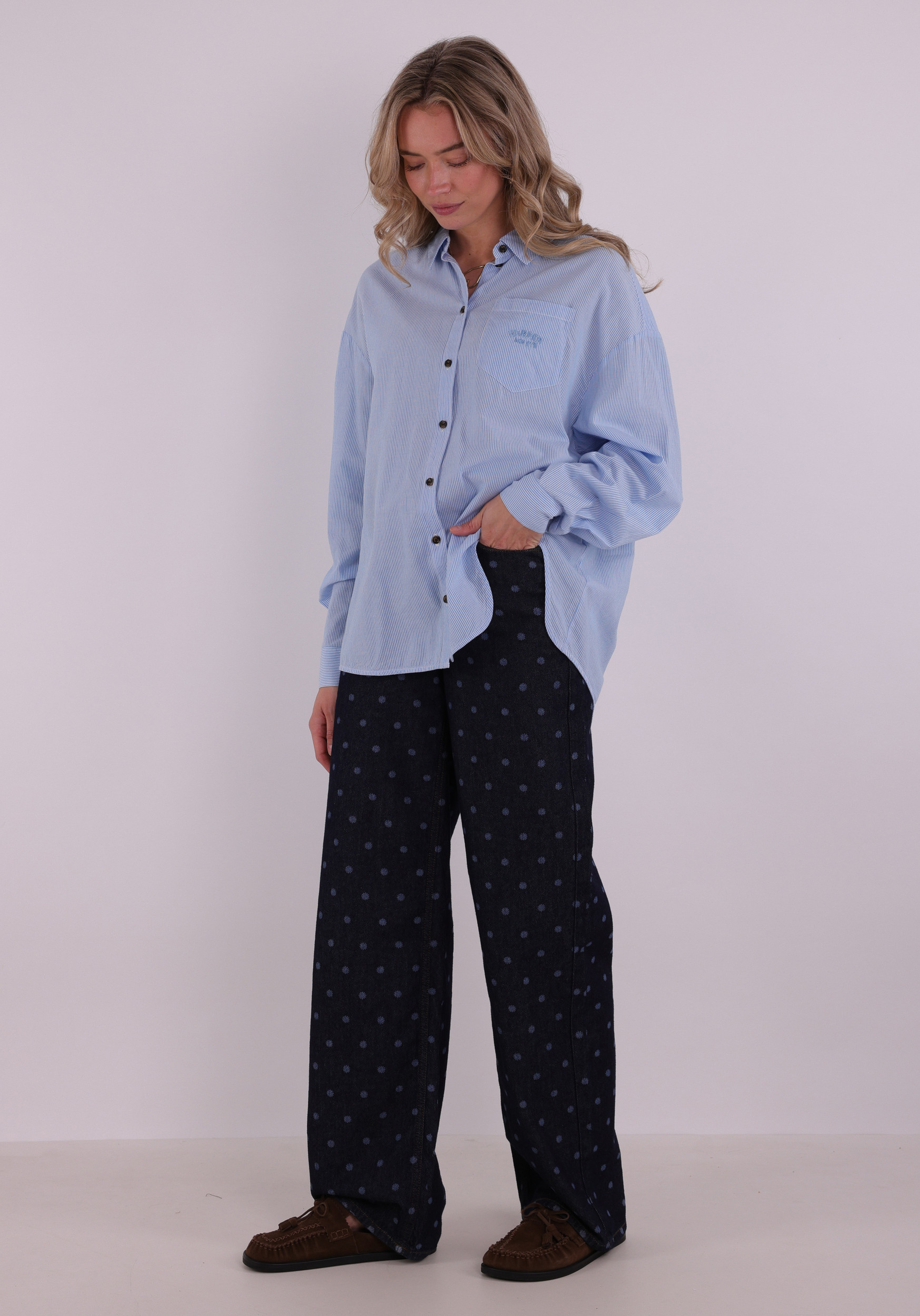 Harper & Yve Blouse Melina SS6C600 Licht blauw