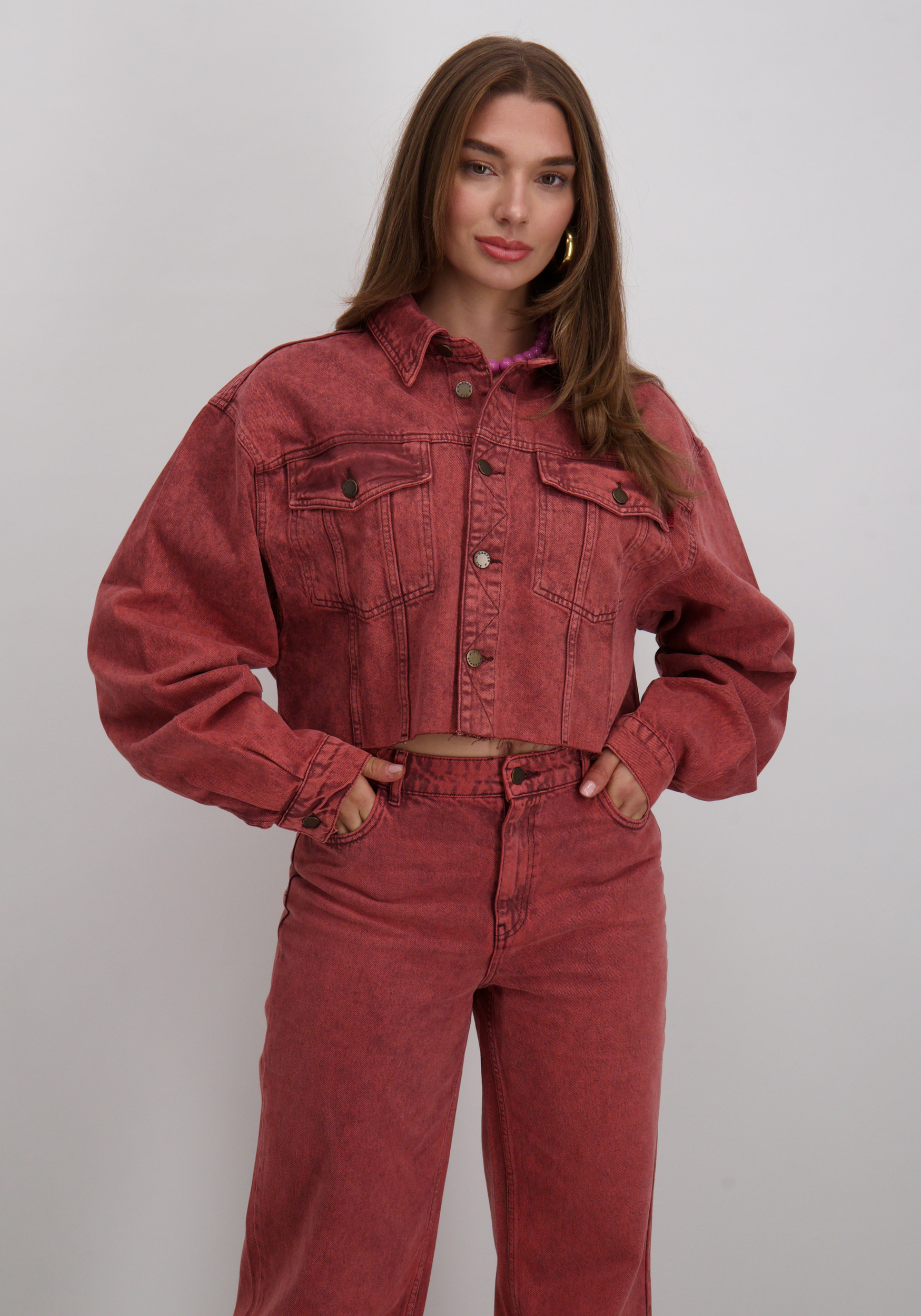 Harper & Yve Jacket Willow AW25D201 Steenrood