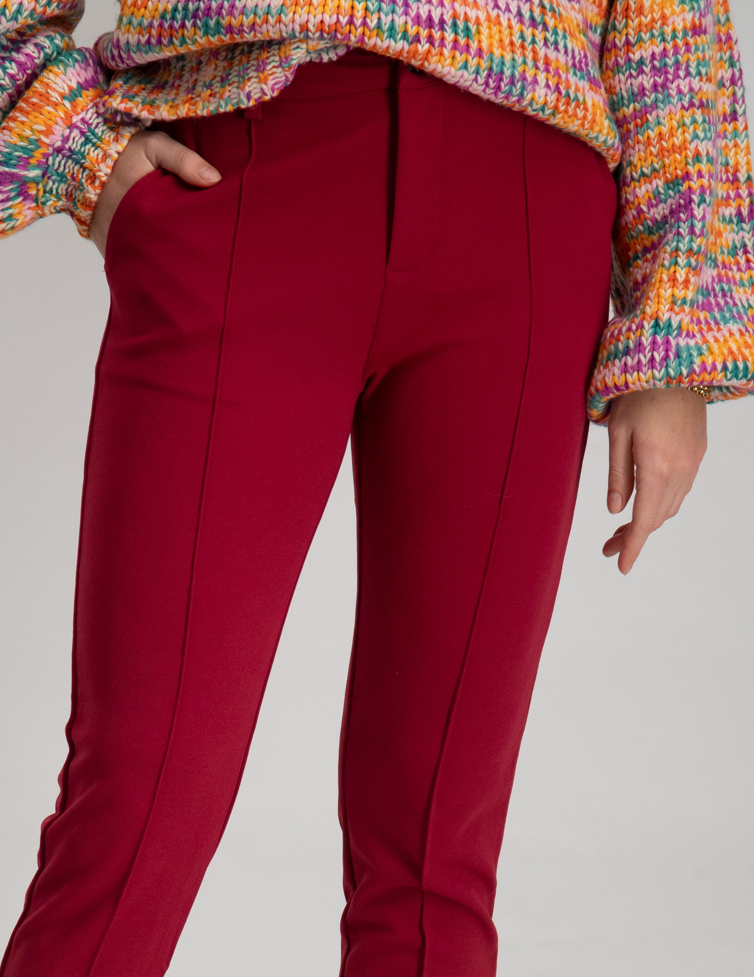 Lofty Manner Broek Odessa Bordeaux