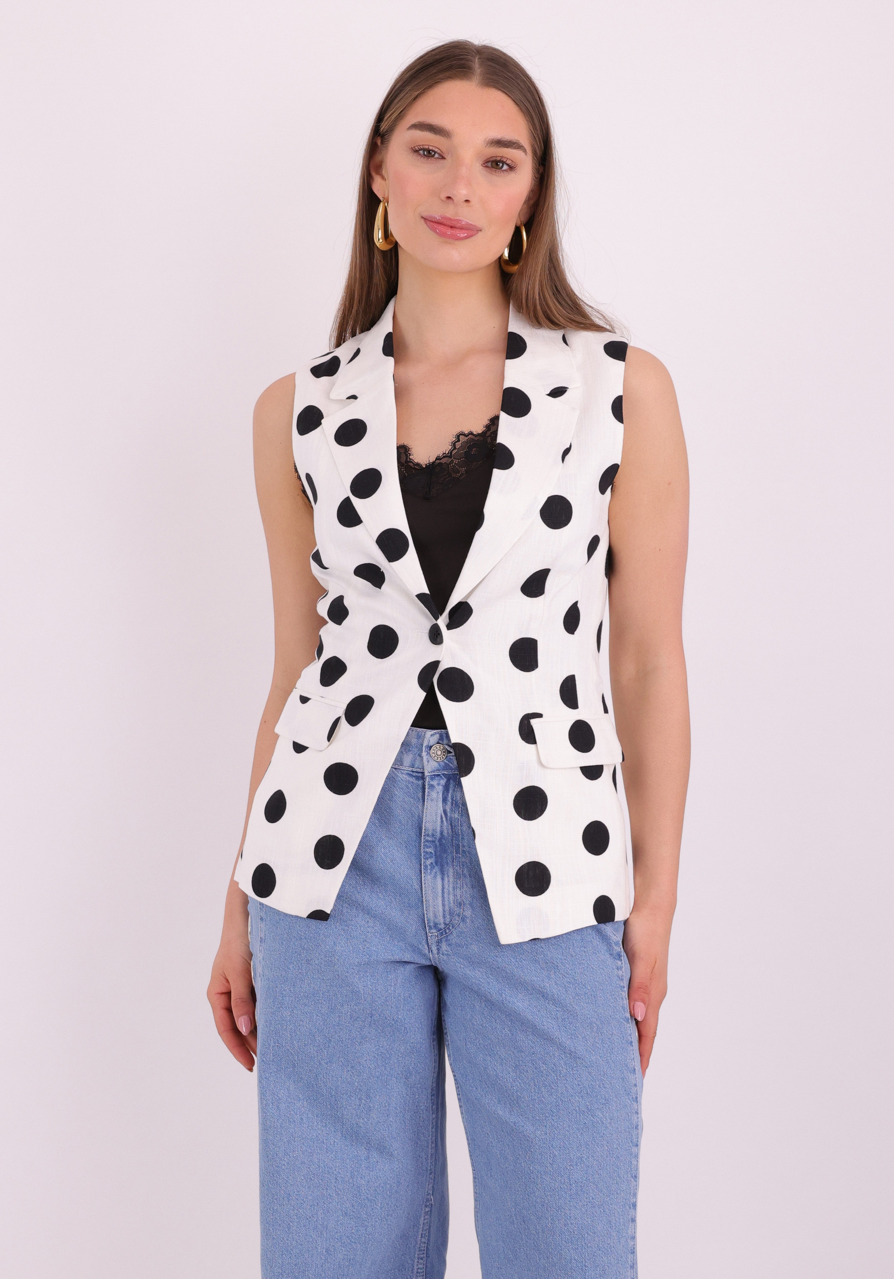 ONLY Gilet Viesta 15375017 Wolwit-ecru