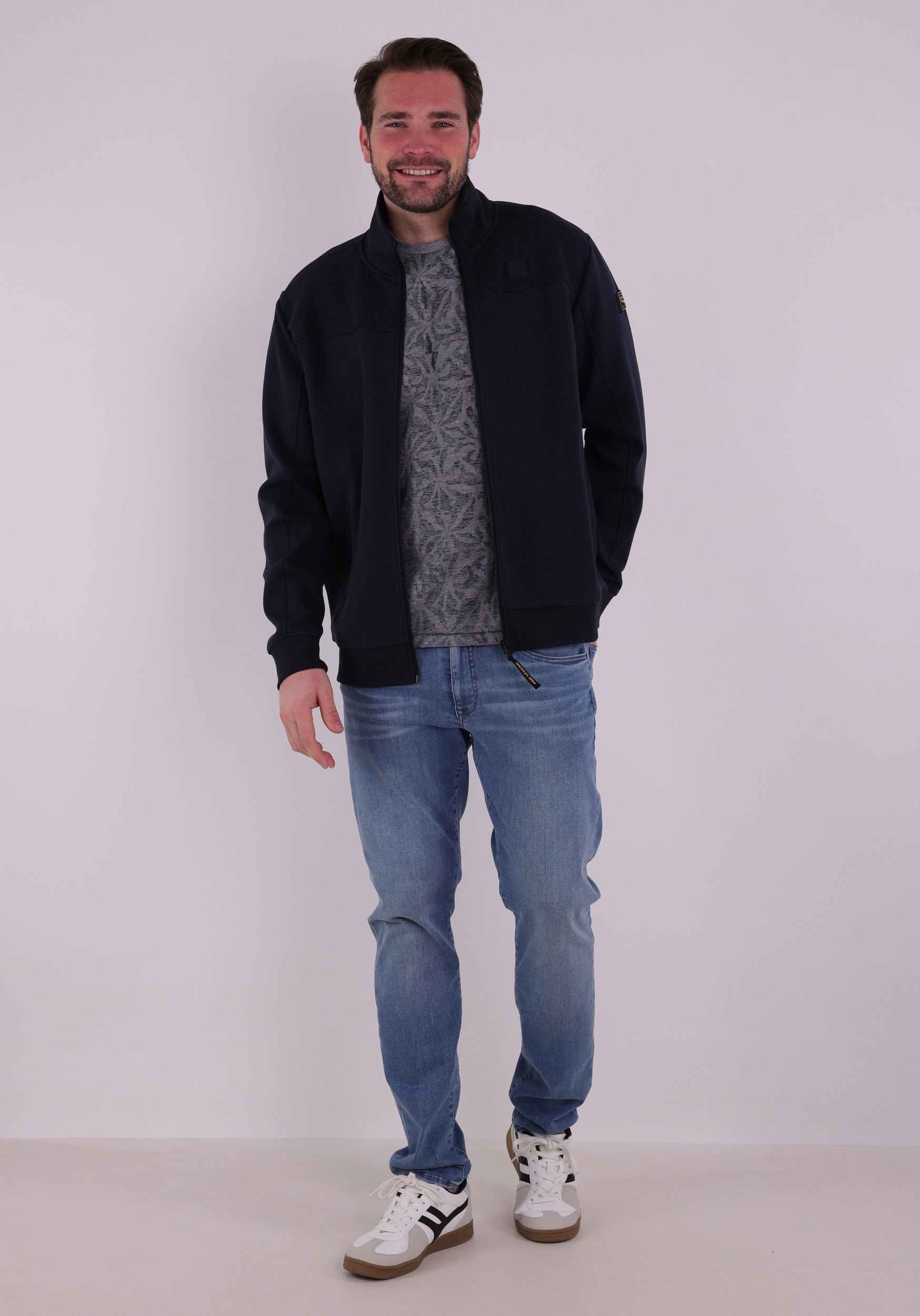 PME Legend Vest Interlock PSW2602476 Donker blauw