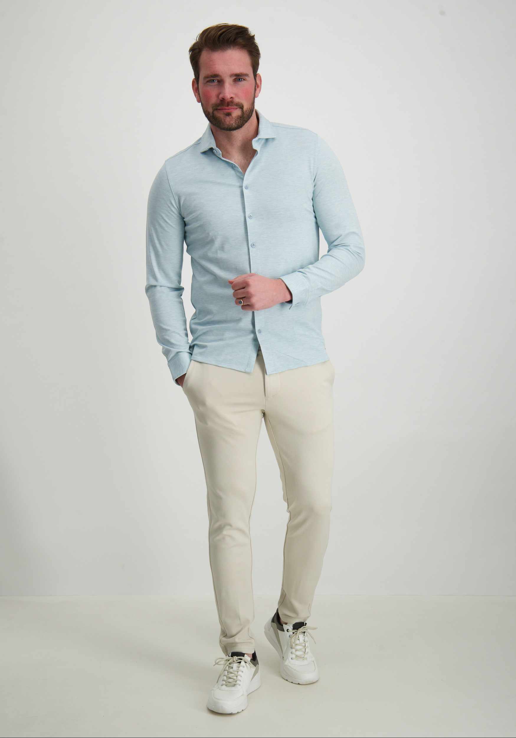 No Excess Overhemd 27410180 Licht blauw