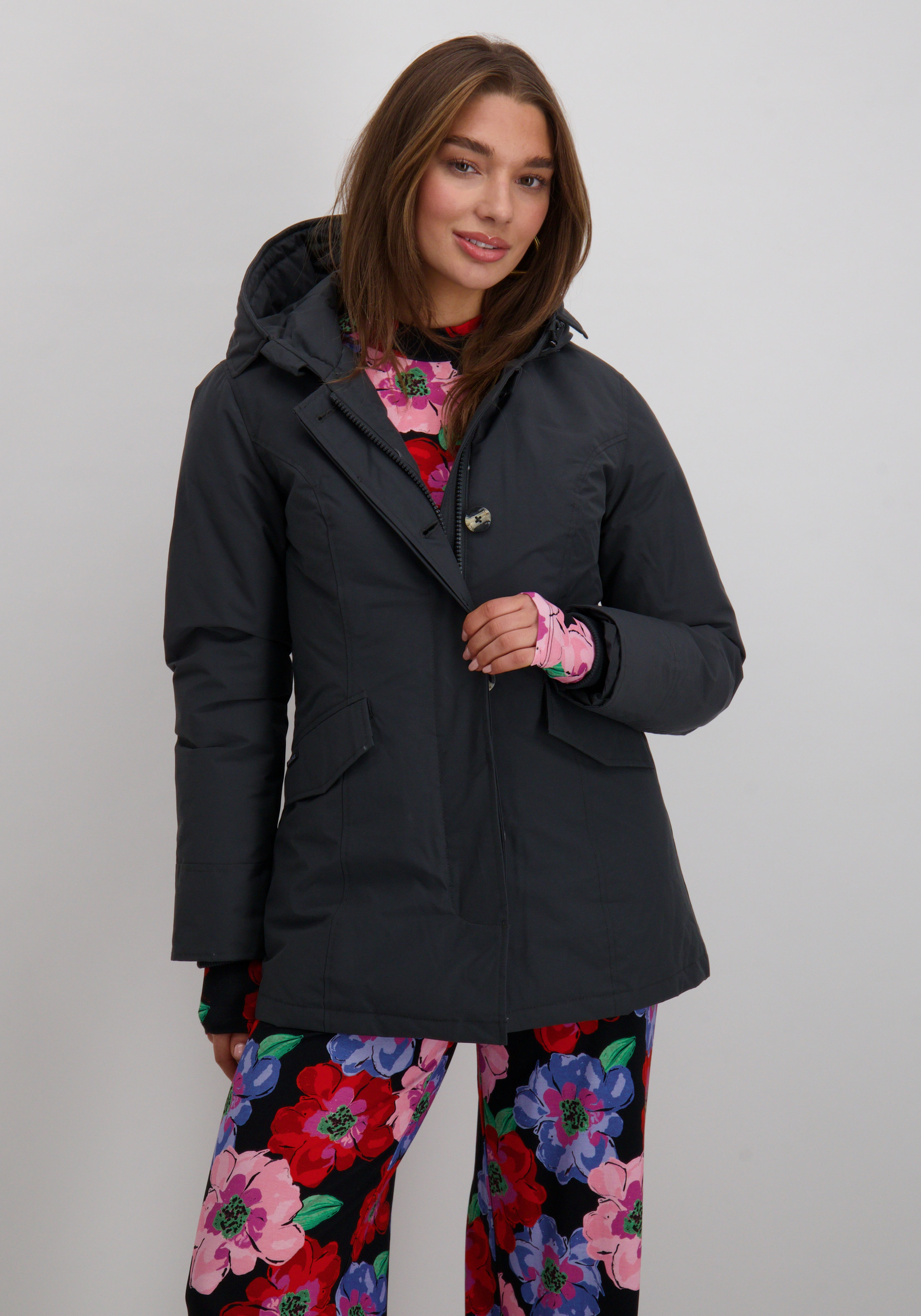 AIRFORCE Winterjas 2 Pocket parka HRW0425 Midden grijs