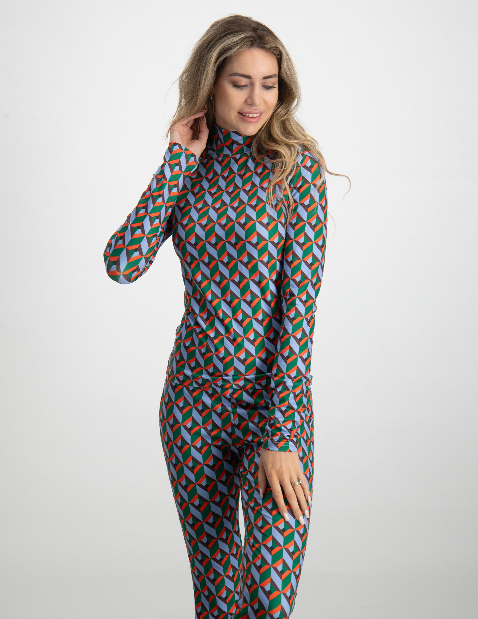 Colourful Rebel Turtkeneck Neyo graphic WT215028 Multi