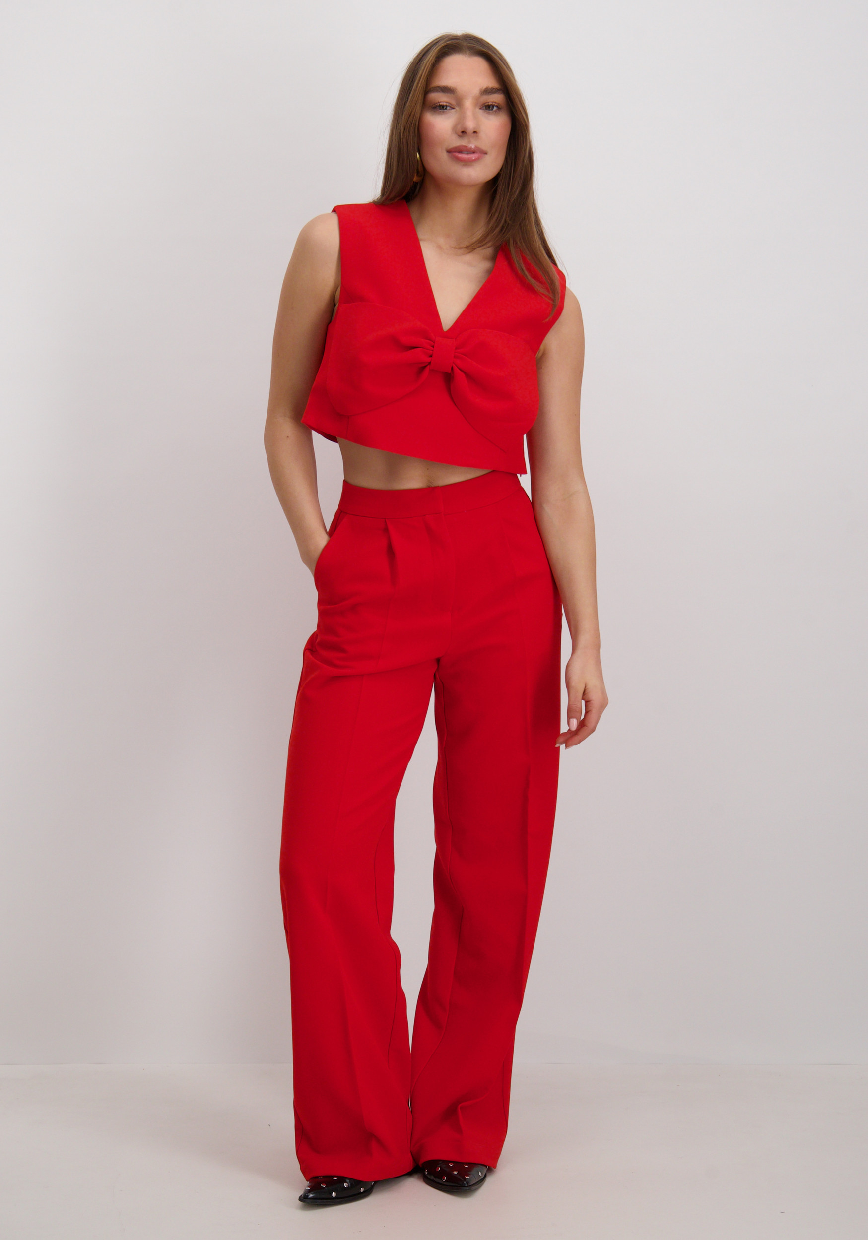 Harper & Yve Top Sabrina DW25N400 Rood