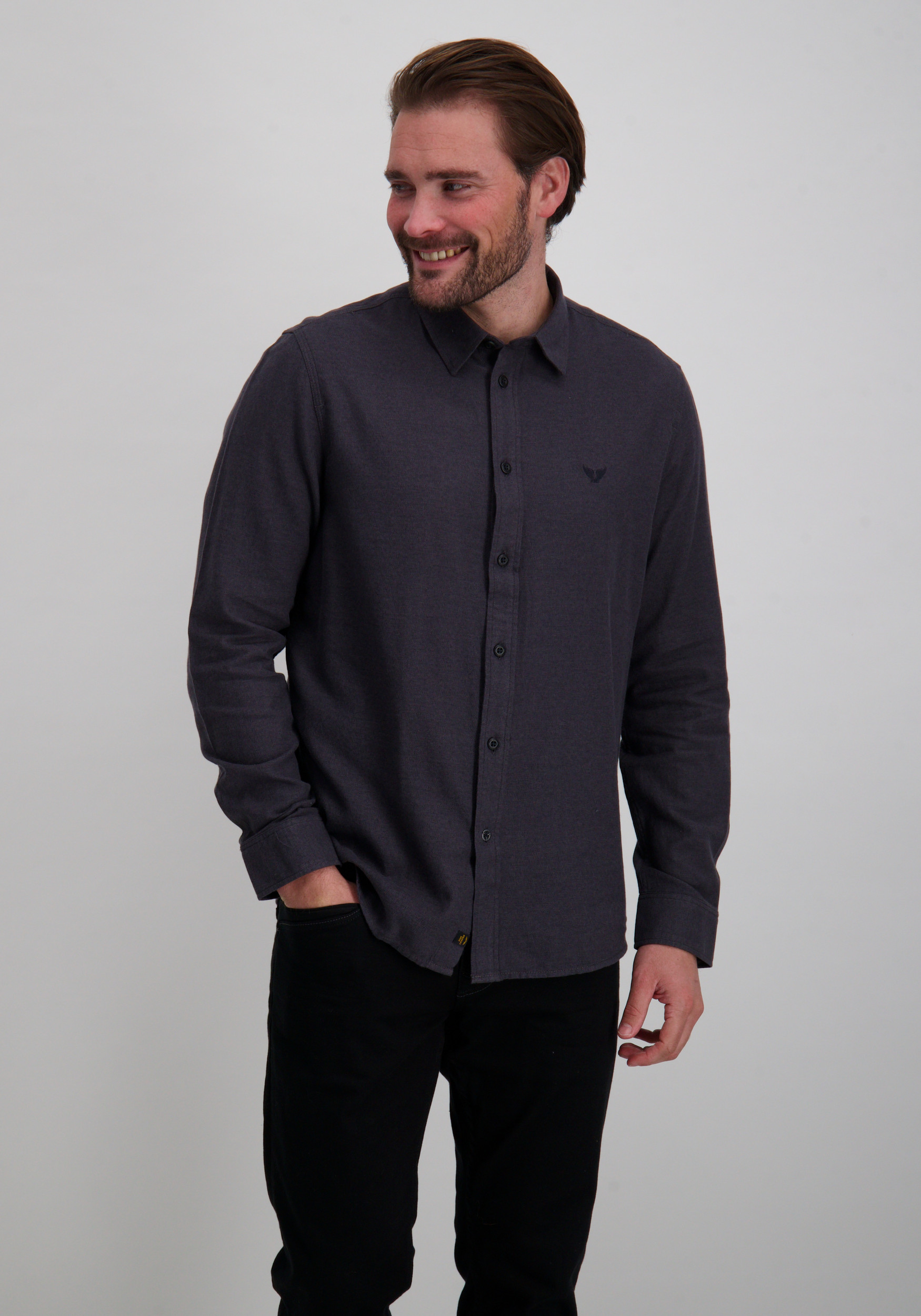 PME Legend Overhemd PSI2510202 Antraciet