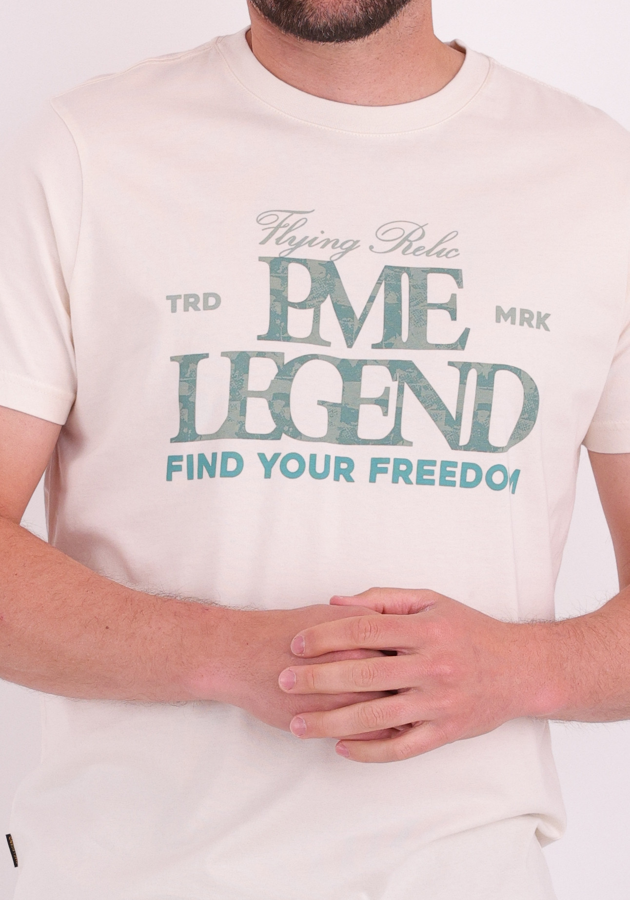 PME Legend T-shirt PTSS2604596 Ecru