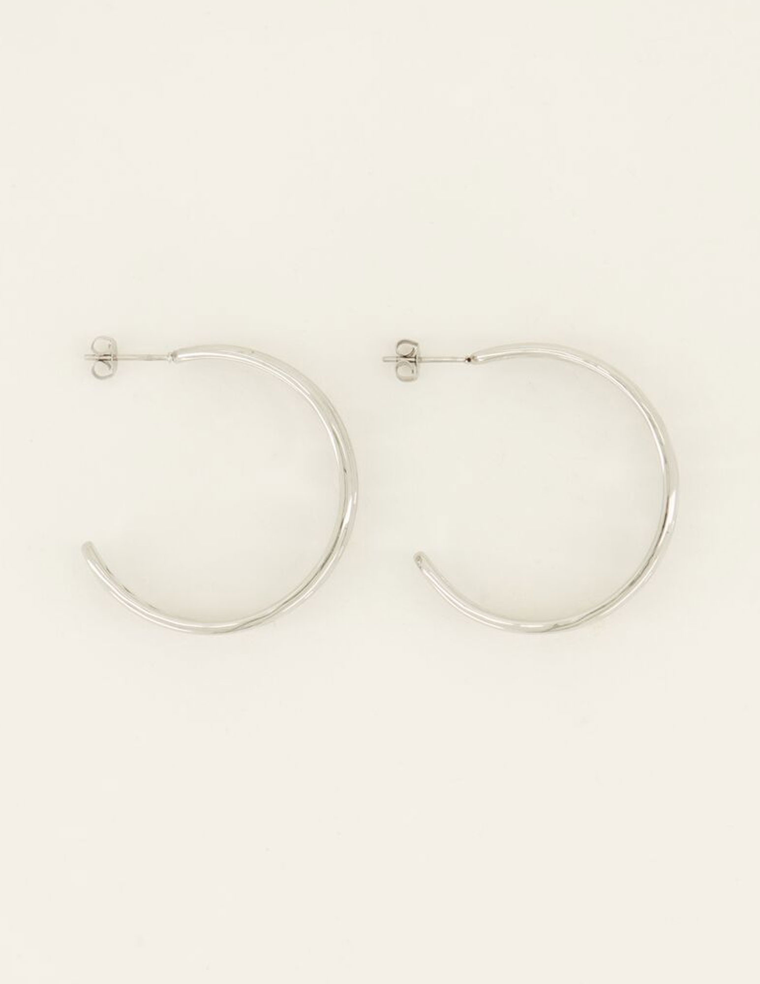 My Jewellery Oorringen met cirkels MJ07989 Zilver