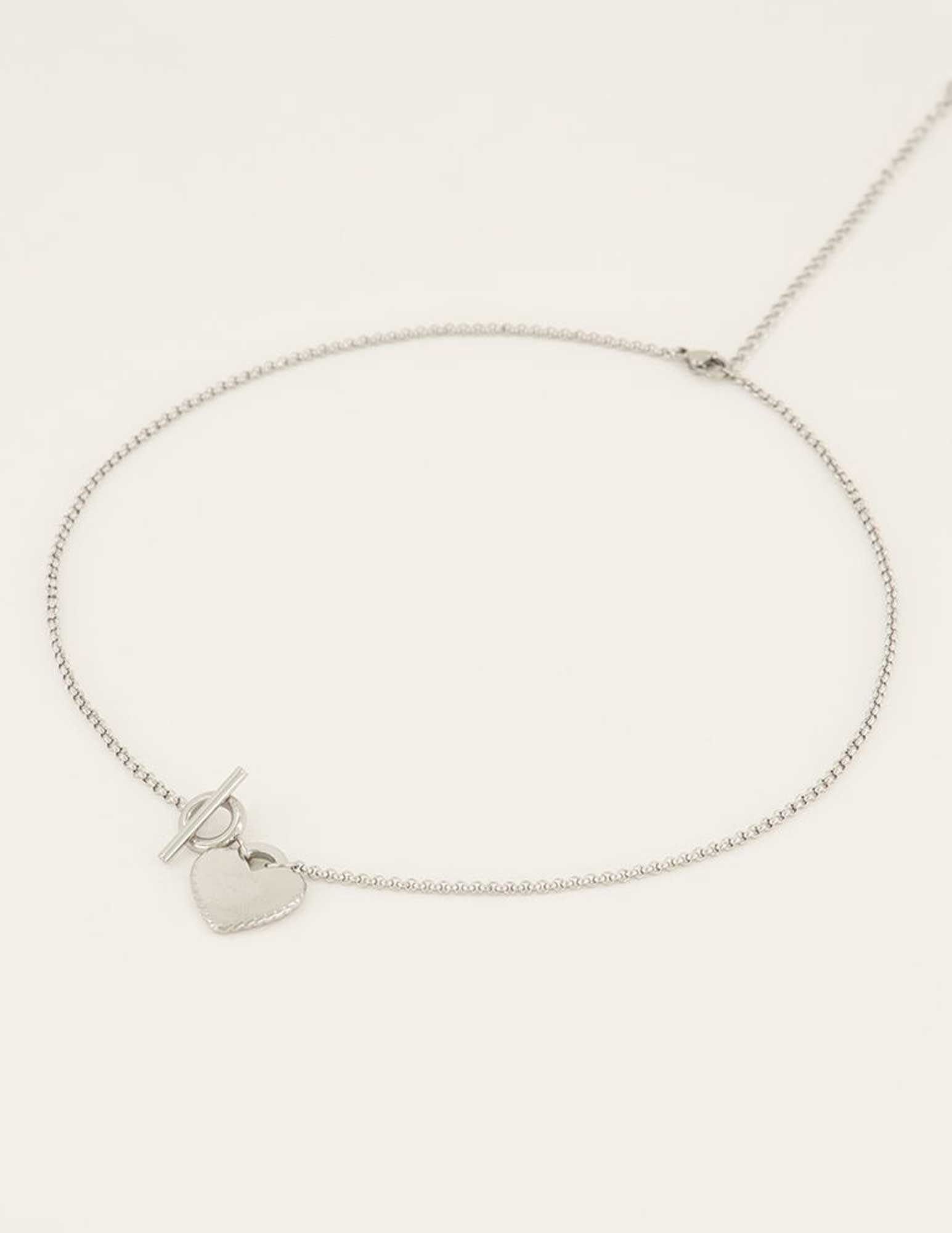 My Jewellery Ketting hart Candy Couture MJ06285 Zilver