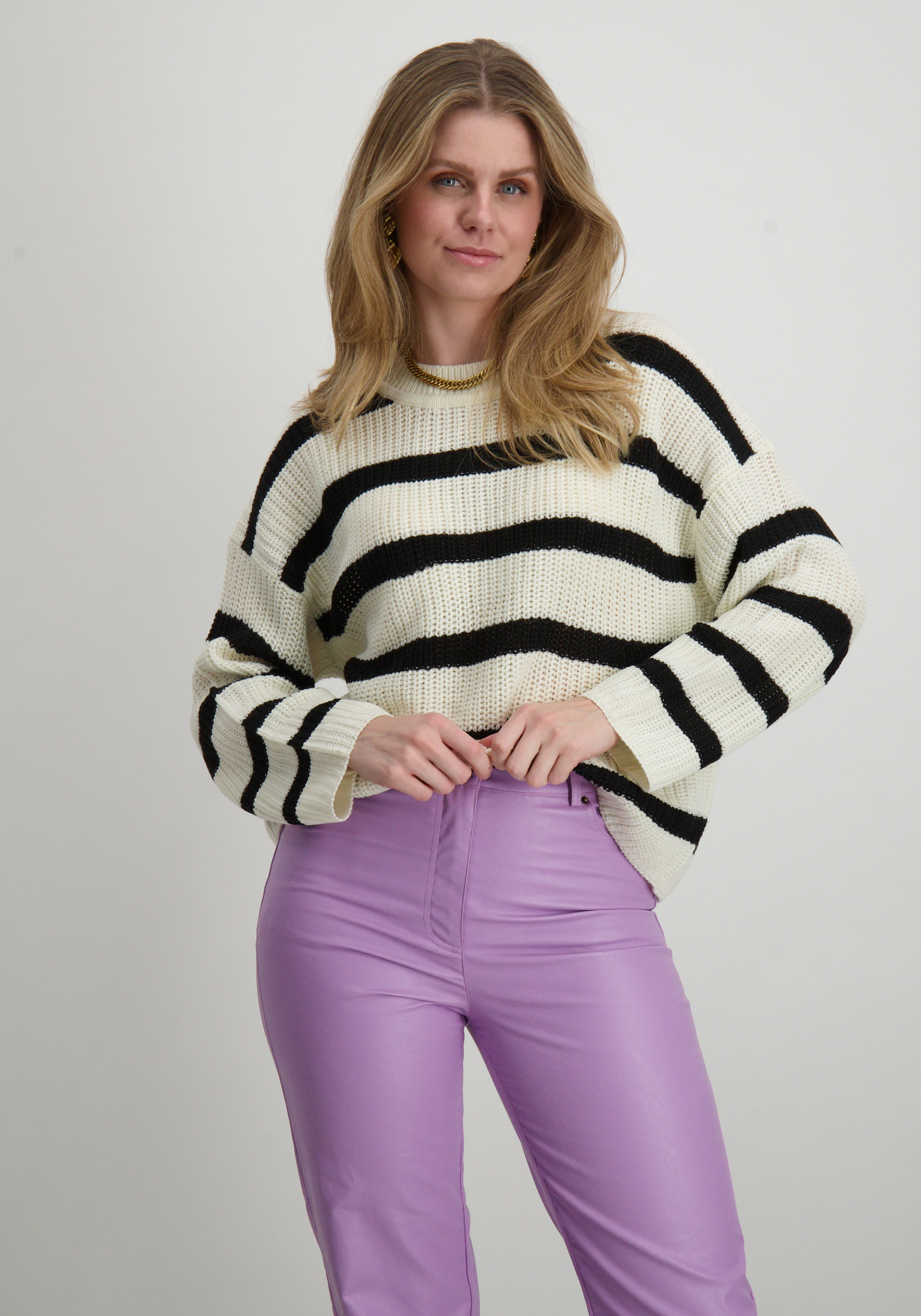 Jacqueline de jonge Trui Justy 15264902 Wit design