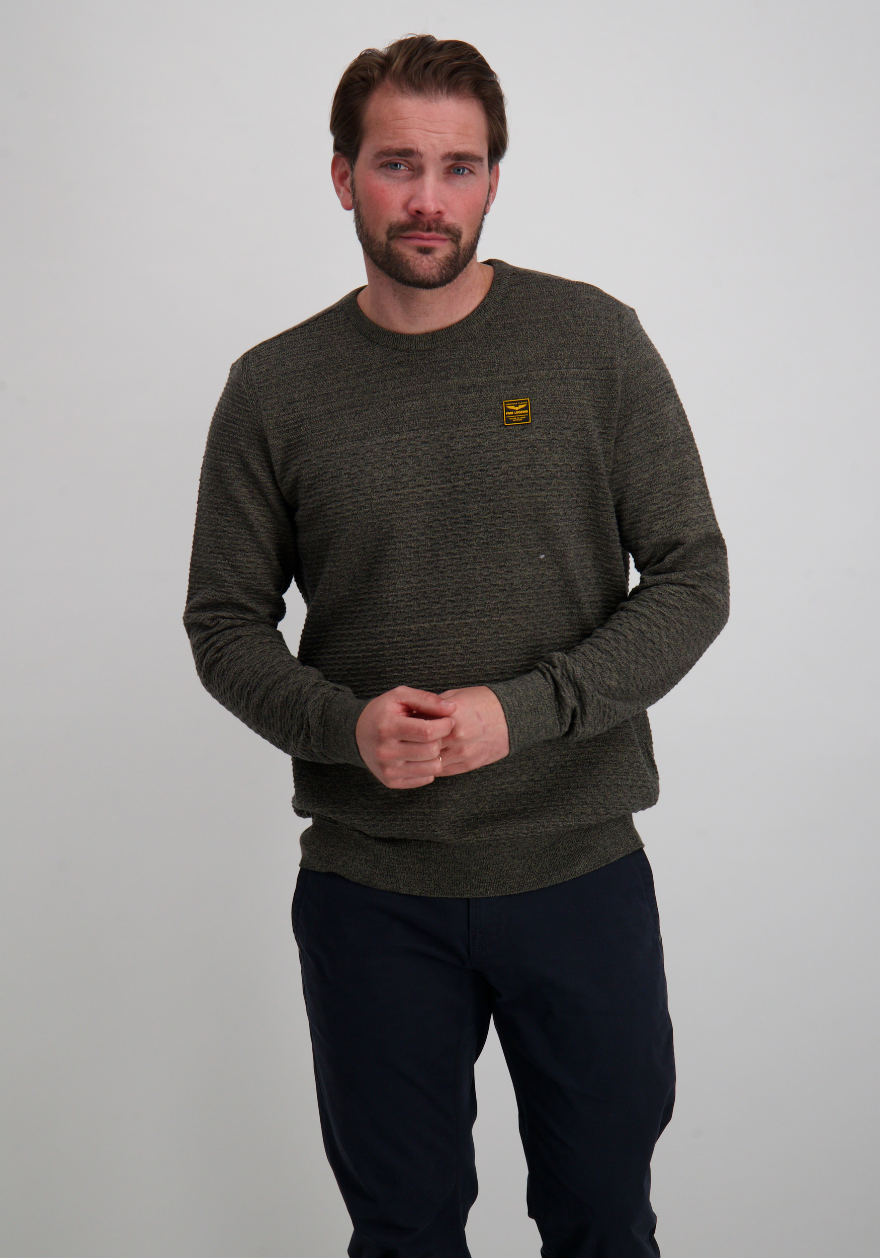 PME Legend Trui PKW2510300 Midden groen