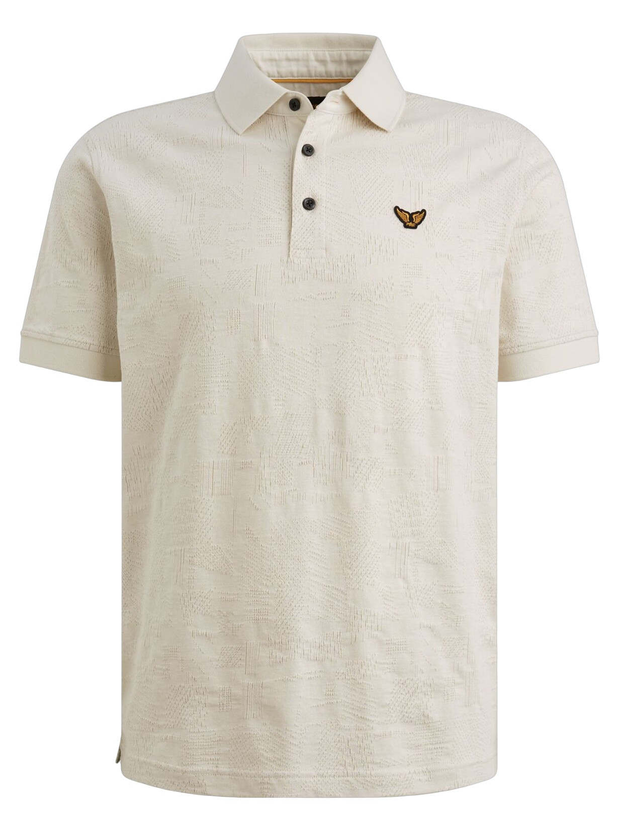 PME Legend Polo Jacquard PPSS2603883 Ecru