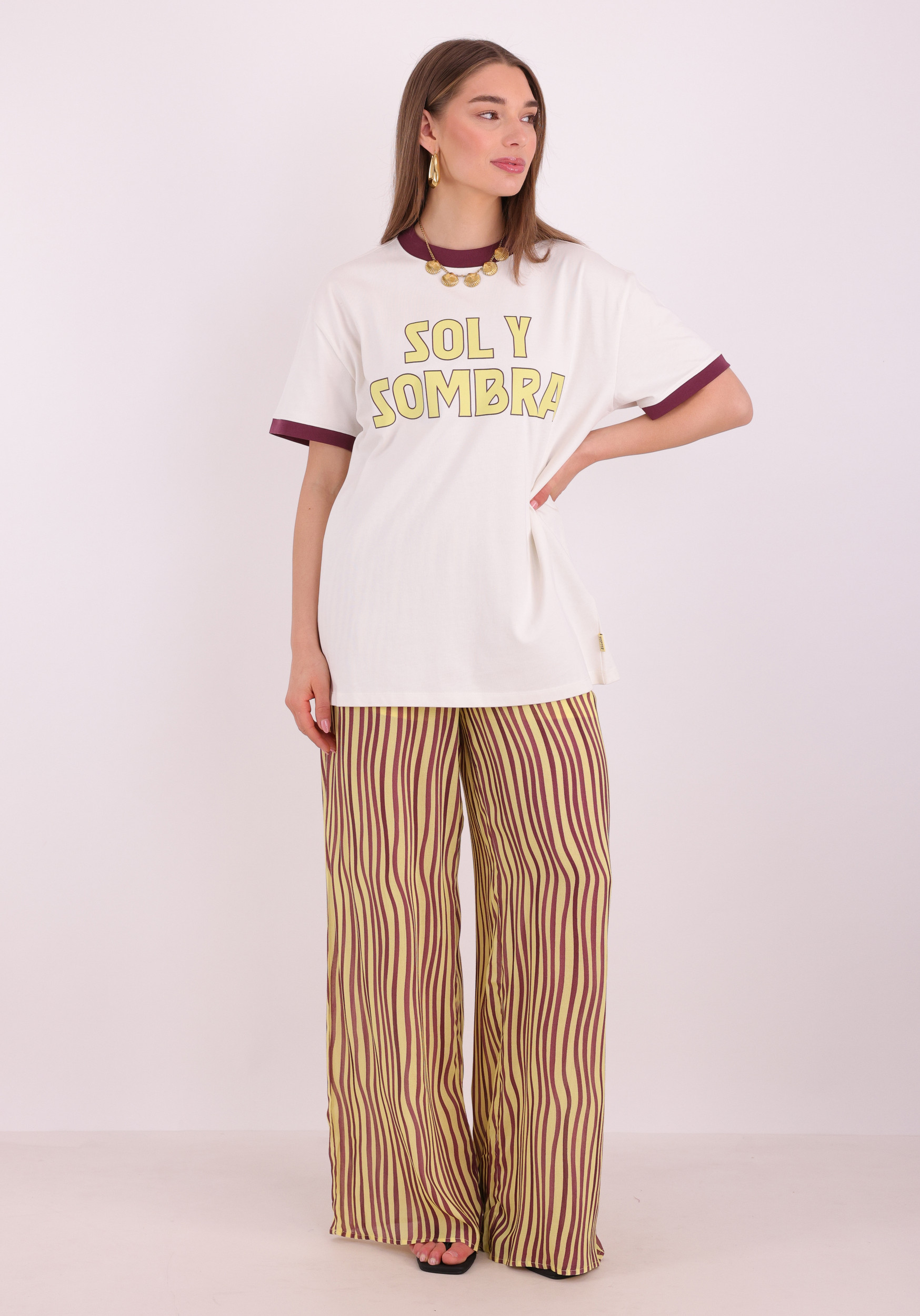 Harper & Yve Top Sol HS6Y302 Ecru