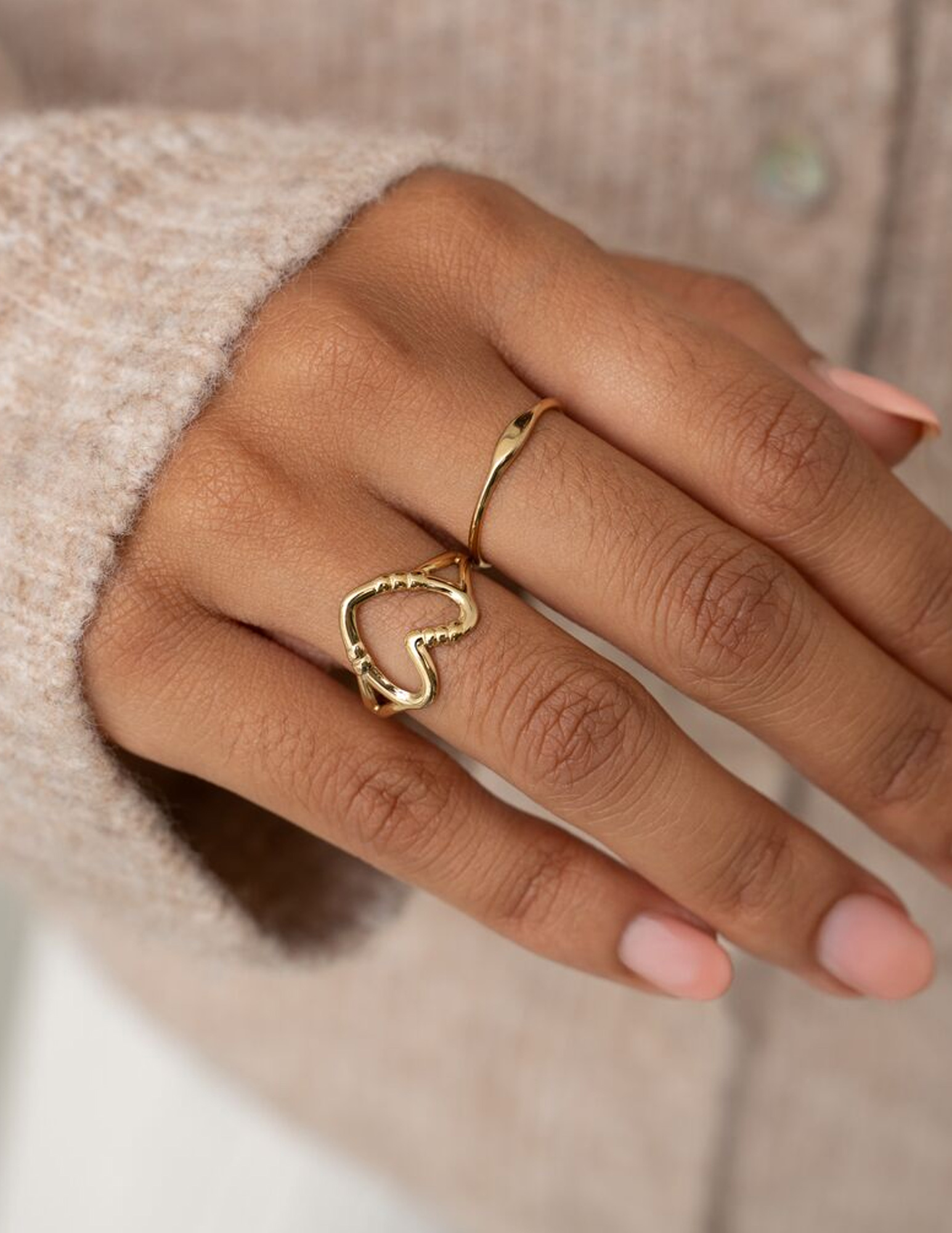 My Jewellery Ring met open hart MJ11648 Zilver