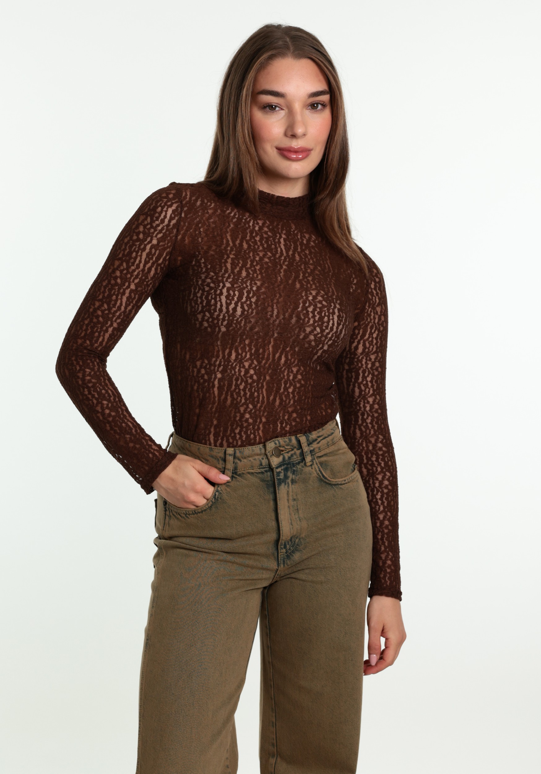 Ydence Top Roberta FC2601 Bruin