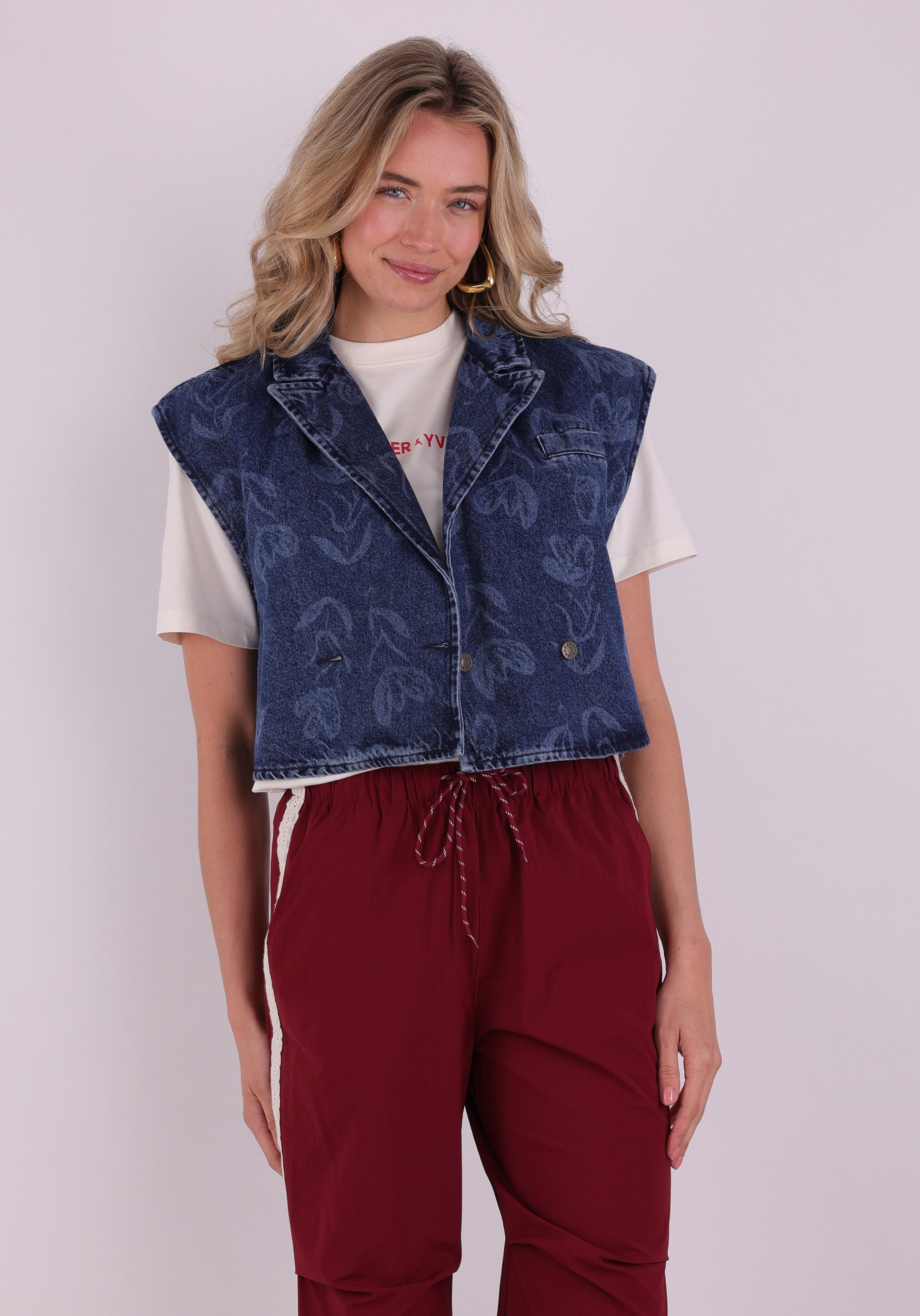 Harper & Yve Gilet Esmee SS6D203 Blauw