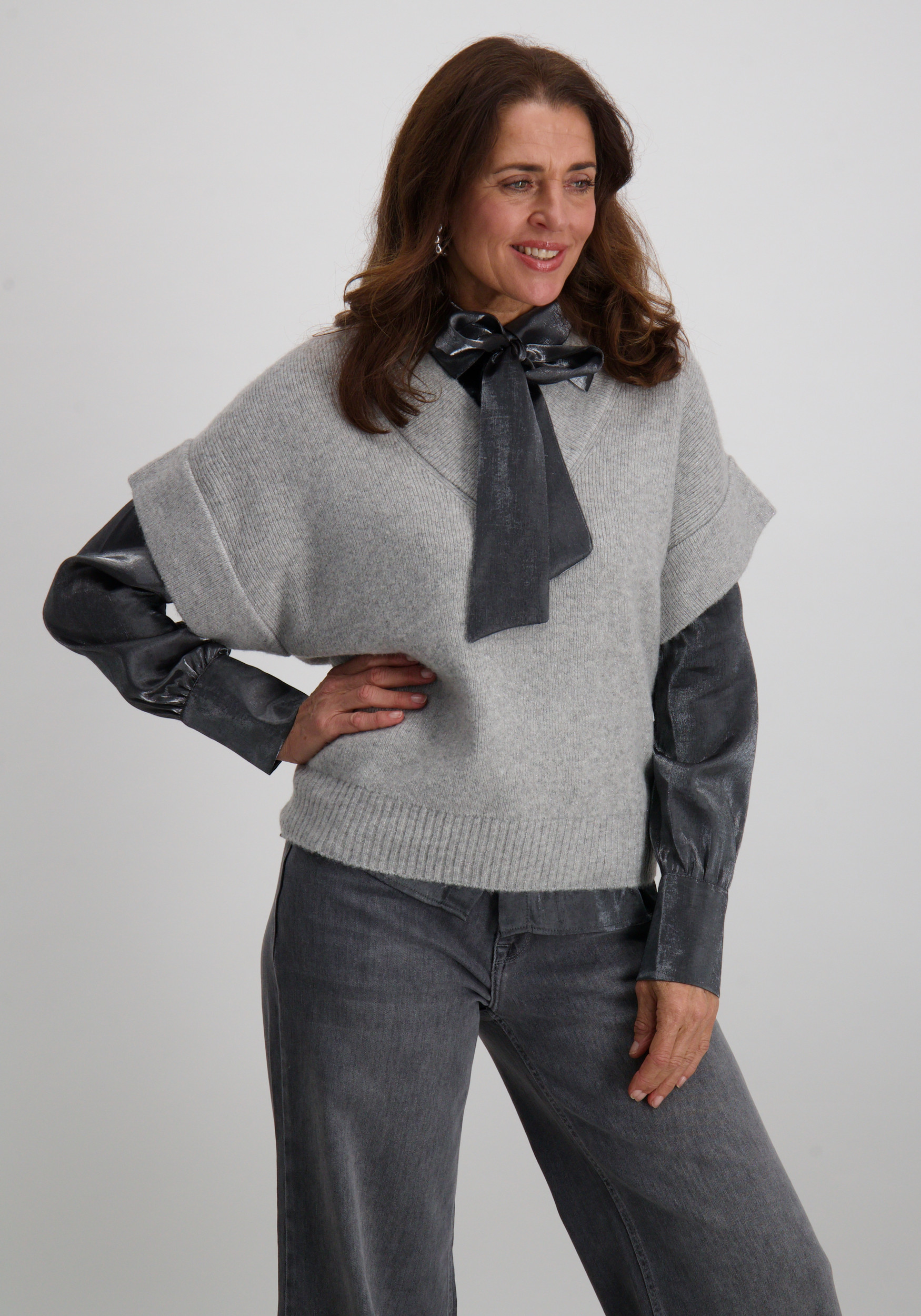 Tramontana Spencer Y04-18-602 Midden grijs