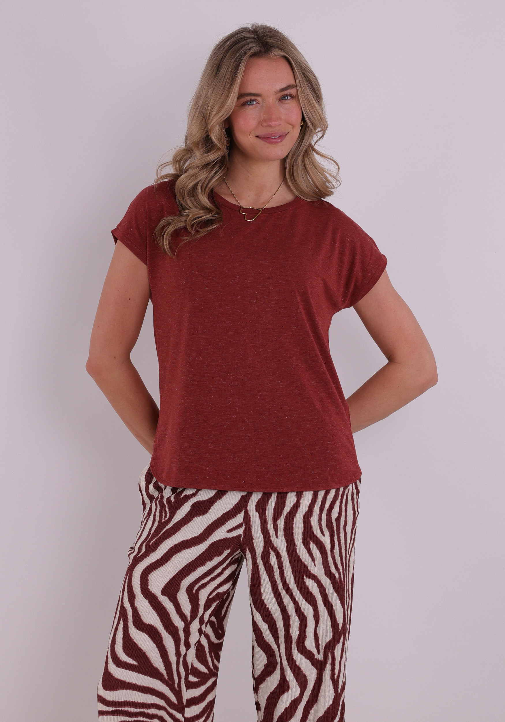 Ichi T-shirt Rebel  20109945 Bruin