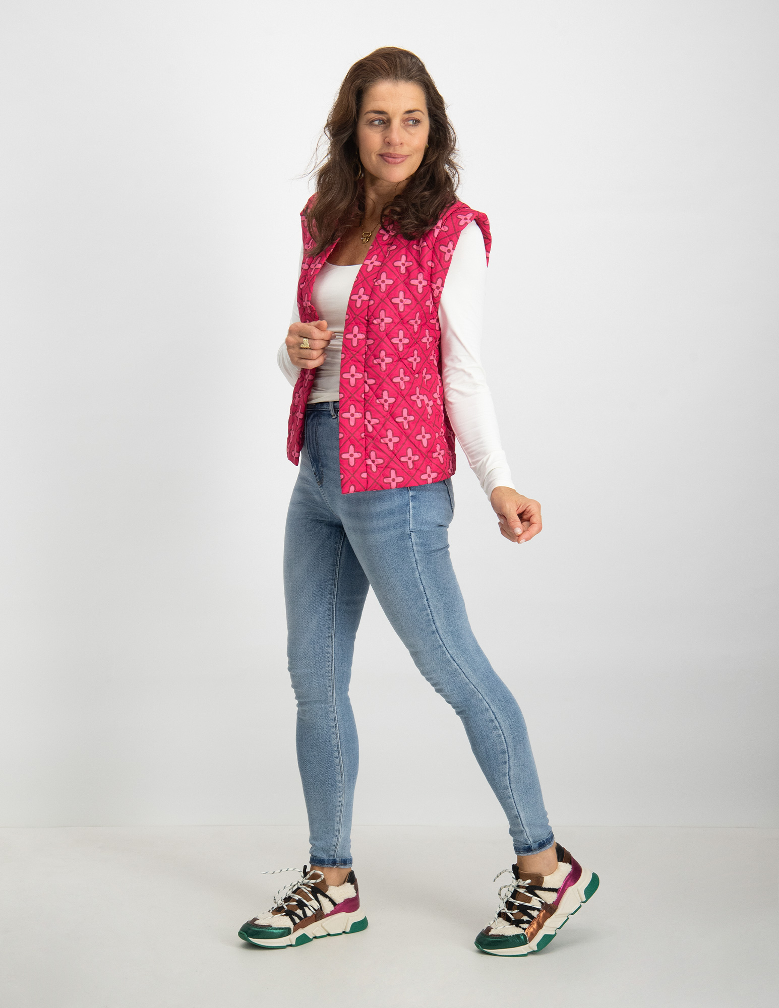 Only T-shirt Lea reversible 15302647 Wolwit-ecru