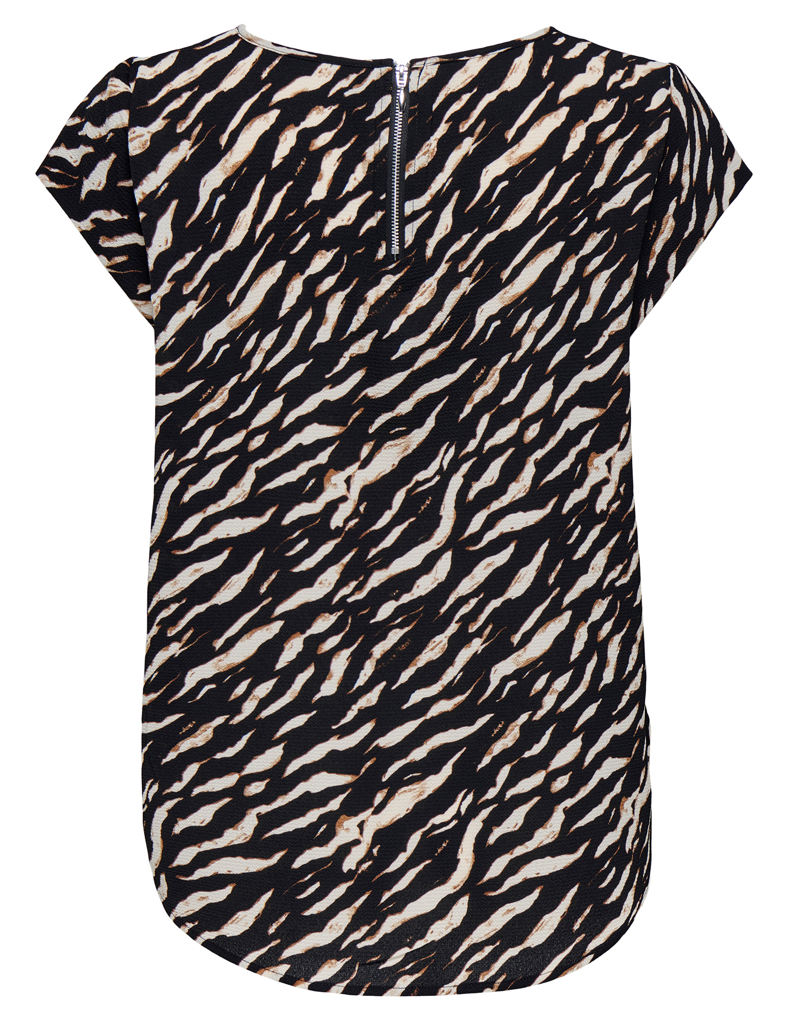Only Blouse Vic met print 15161116 Zand