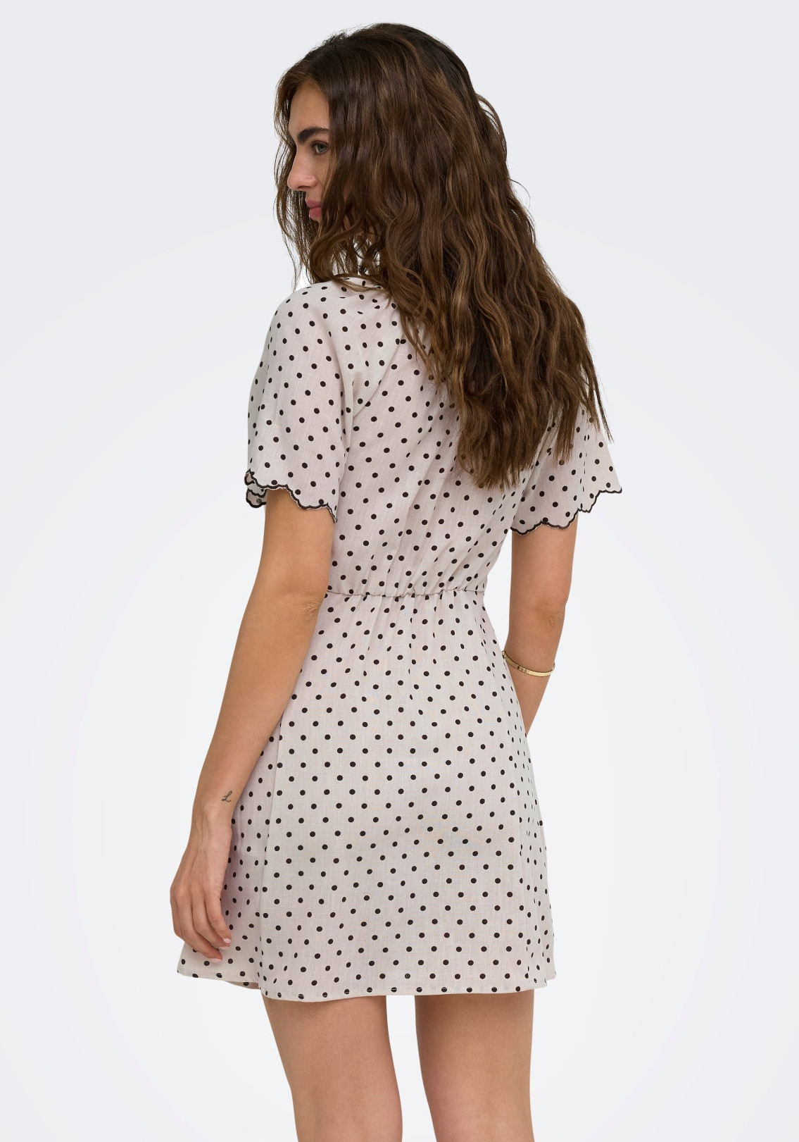 ONLY Jurk Emmia 15380070 Ecru