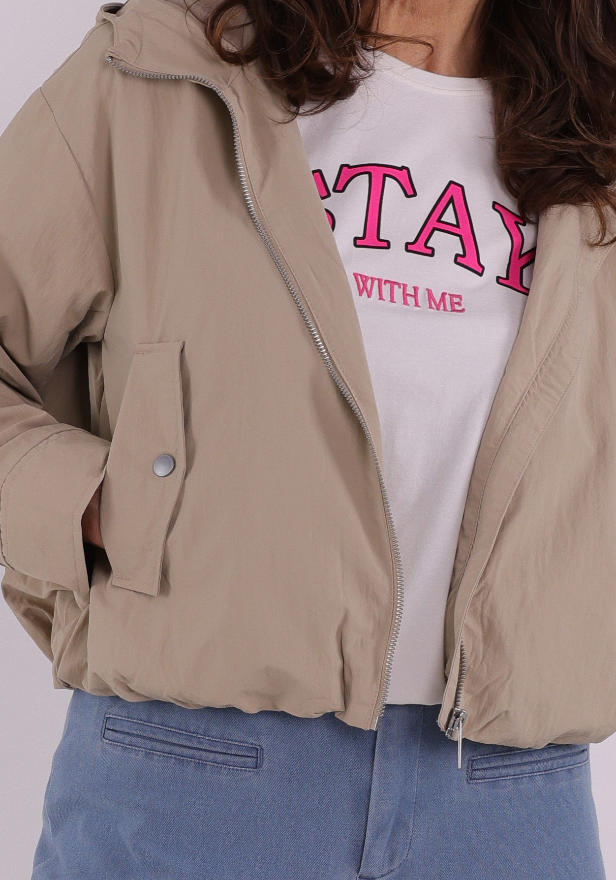 Only Jacket Bealo 15336162 Beige