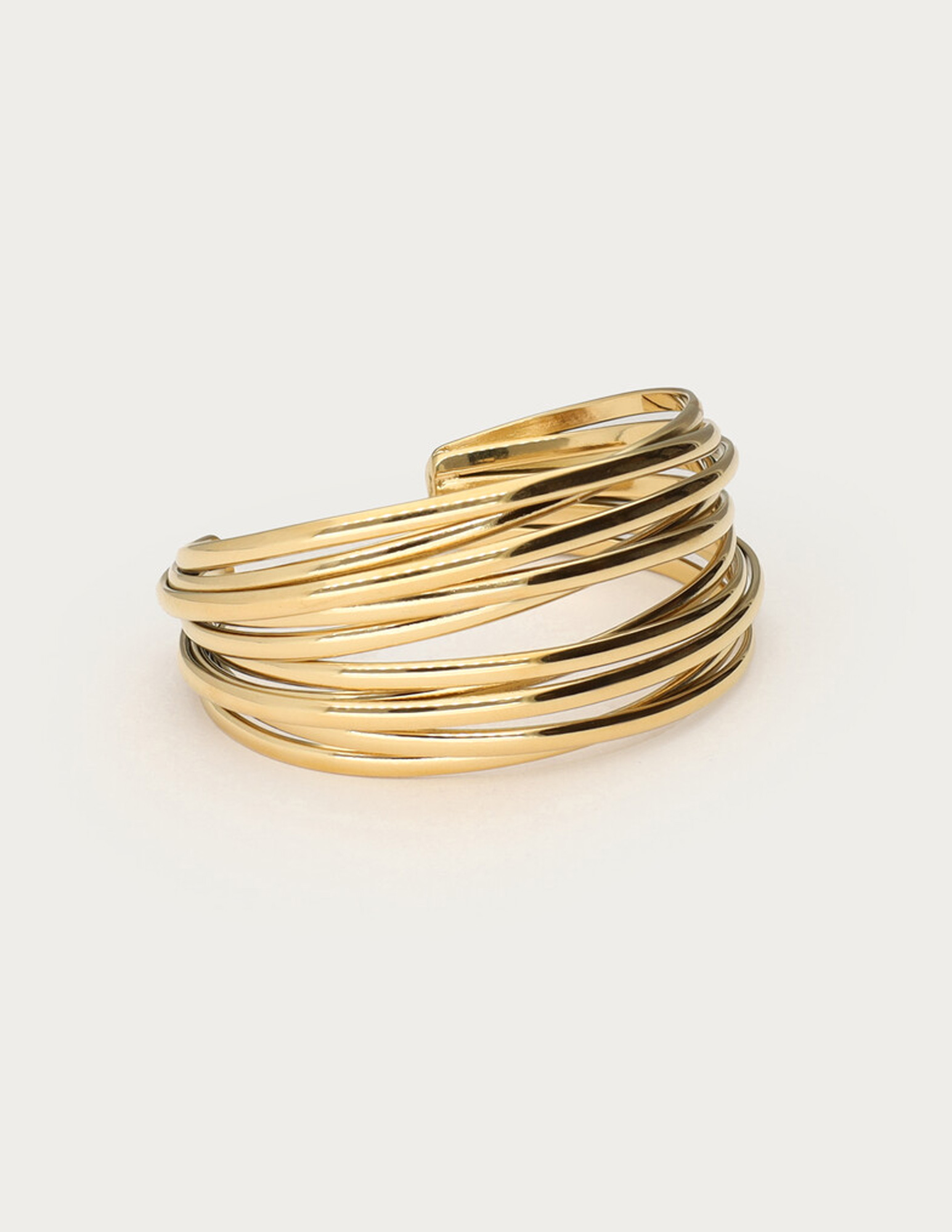 My Jewellery Tropical bangle met gekruiste draden MJ15598 Goud