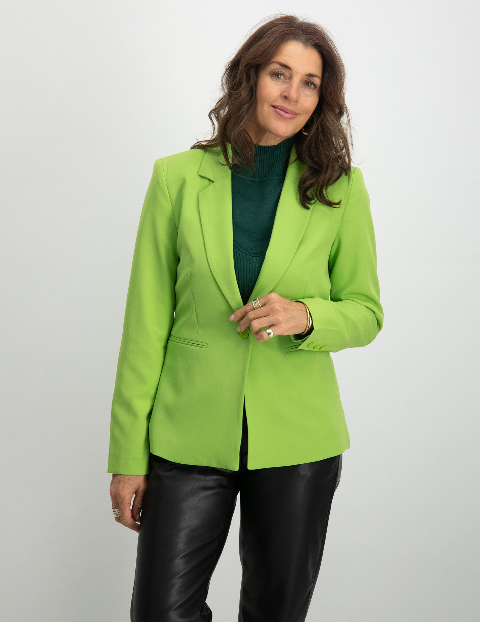 Ichi Blazer Lexi 20112607 Licht groen