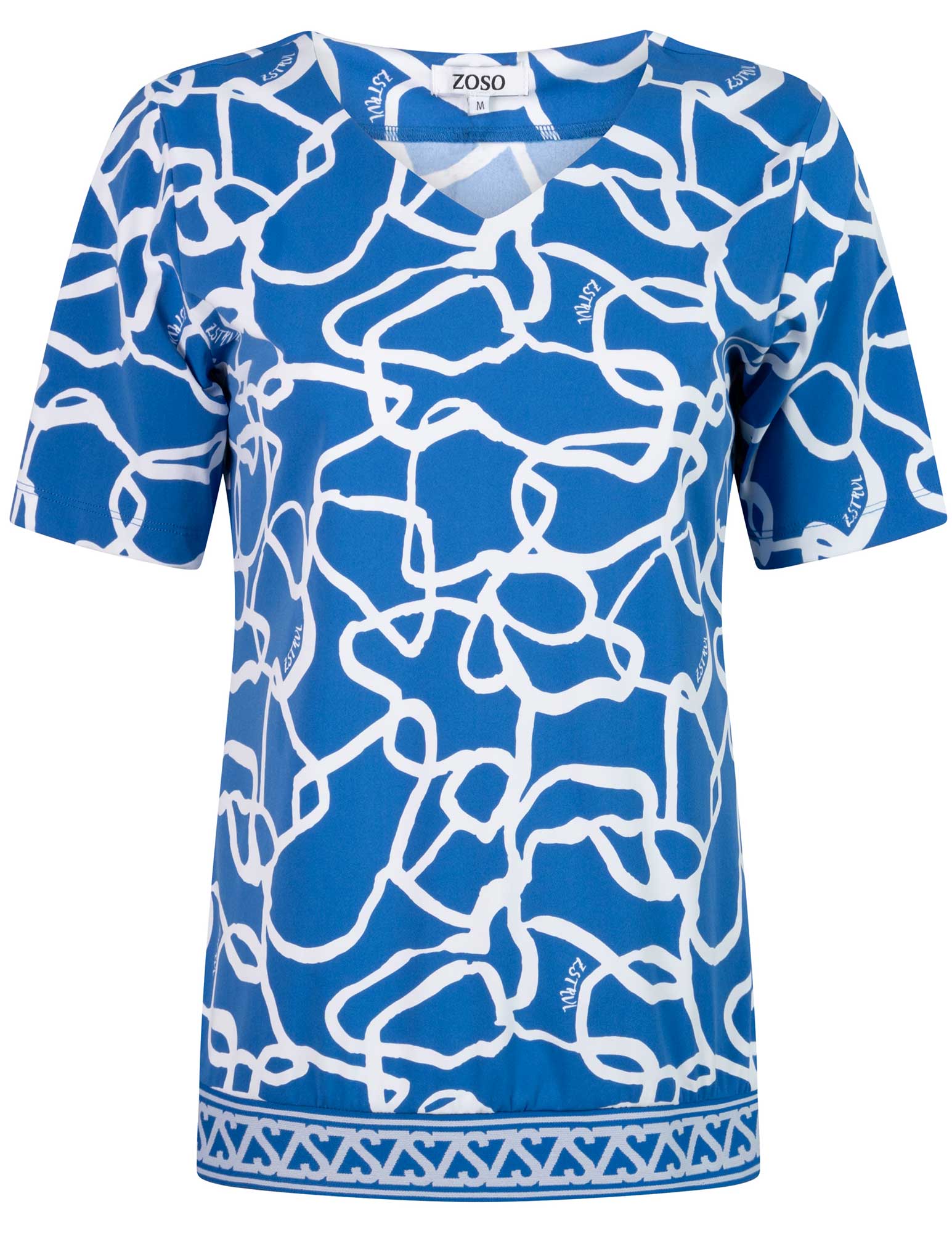 Zoso T-shirt Travel 242Phoenix Blauw